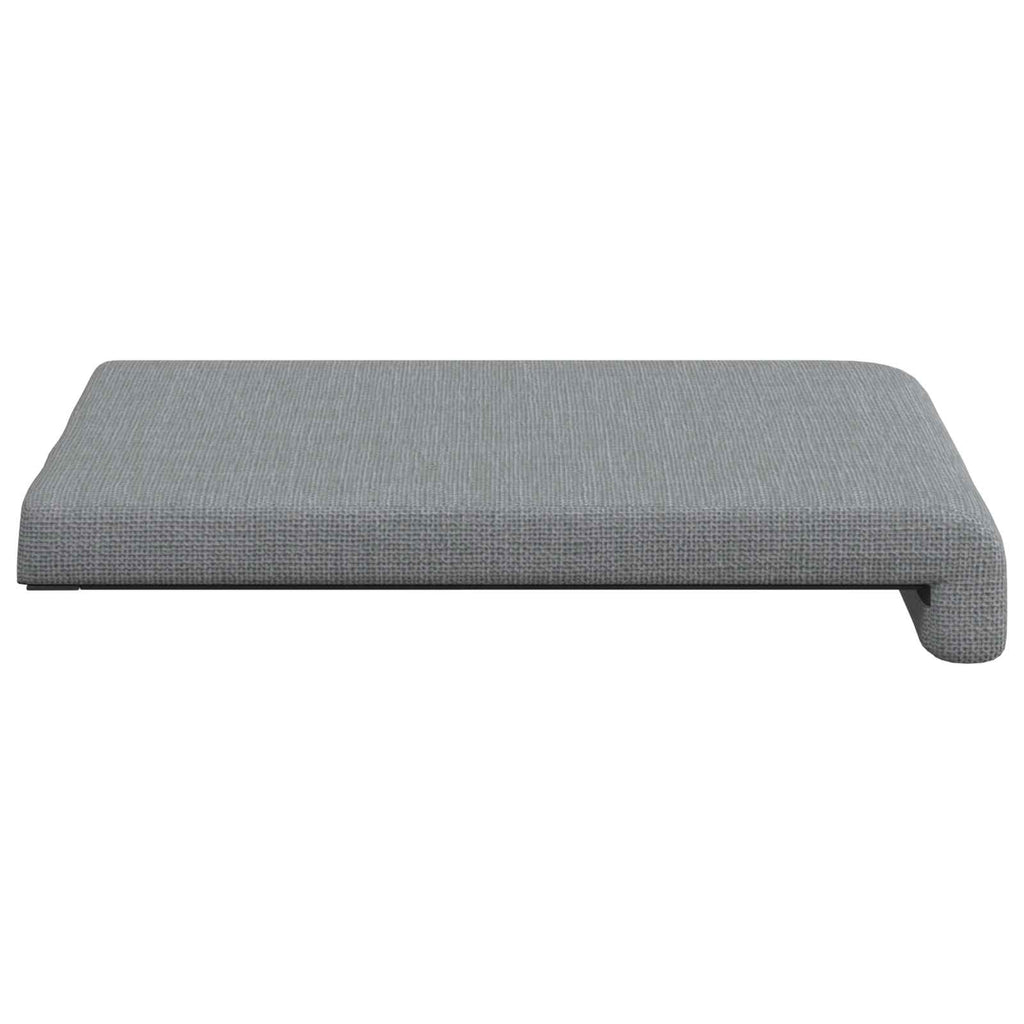 vidaXL Poduszka na ławkę 2 pcs tkanina jasnoszary Głębokość 35 cm