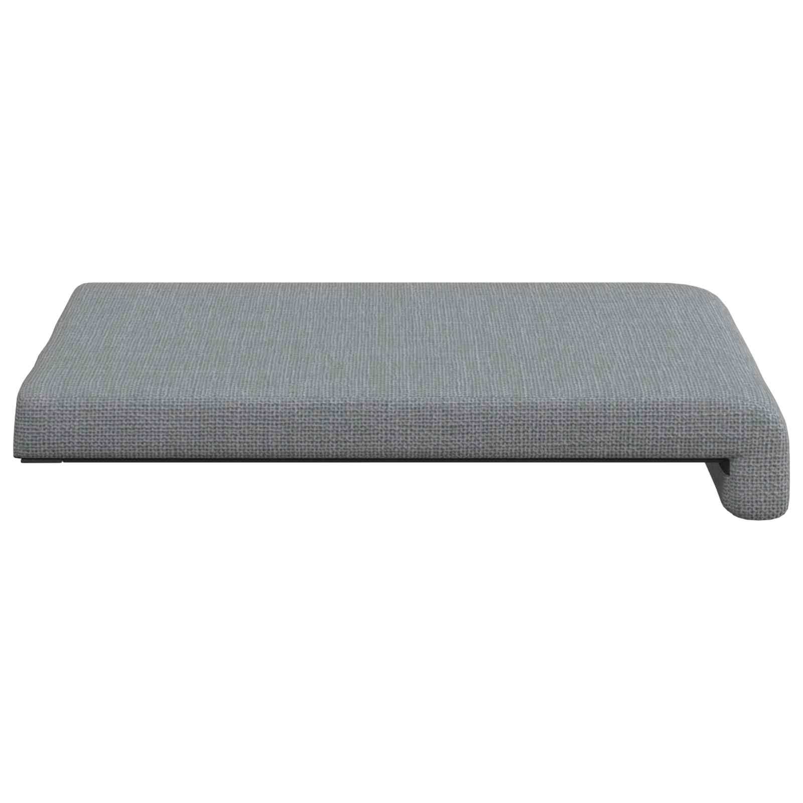 vidaXL Poduszka na ławkę 2 pcs tkanina jasnoszary Głębokość 35 cm