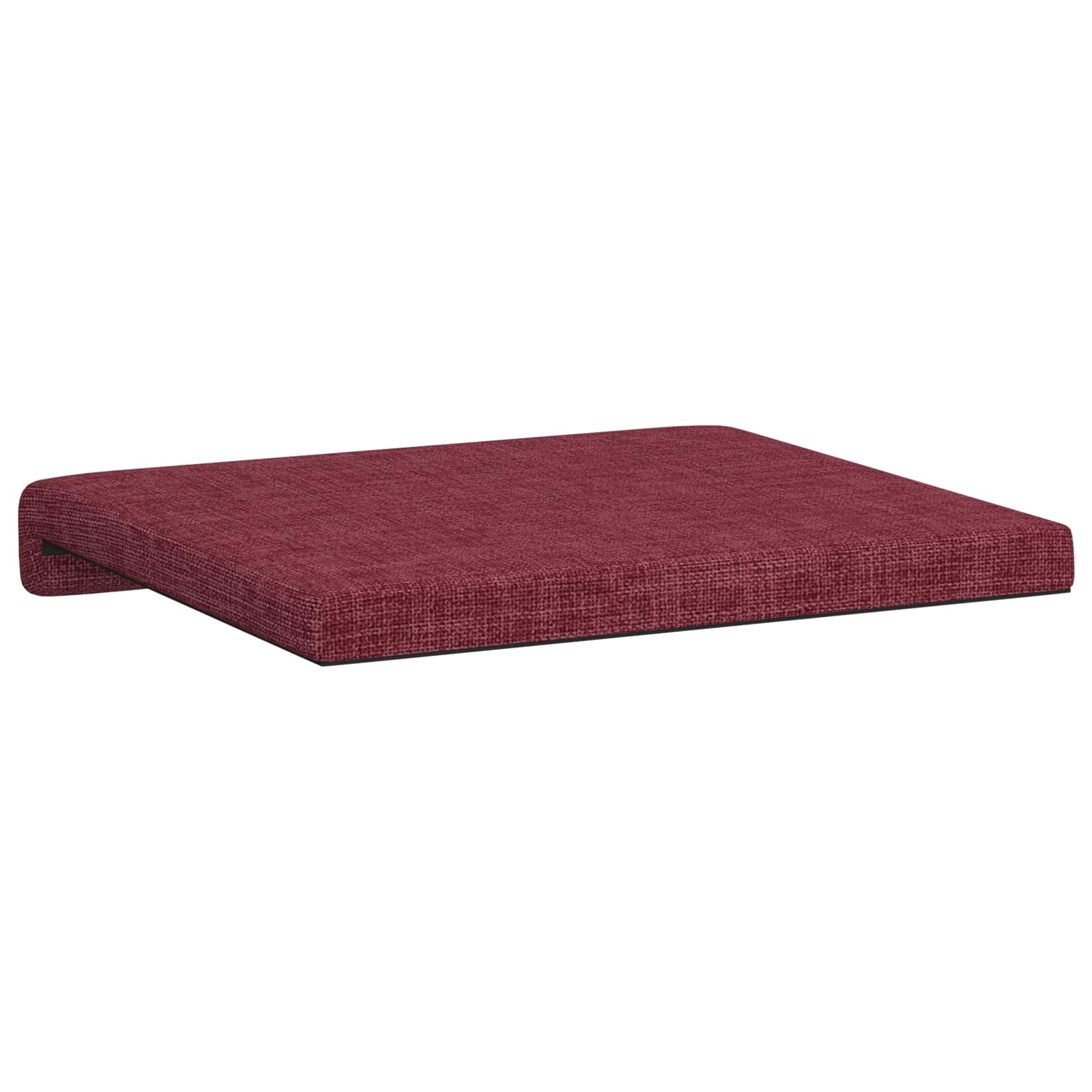vidaXL Poduszka na ławkę 2 pcs tkanina Czerwone wino Głębokość 35 cm