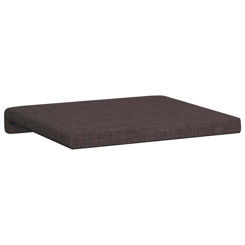 vidaXL Poduszka na ławkę 2 pcs tkanina Ciemny brąz Głębokość 35 cm