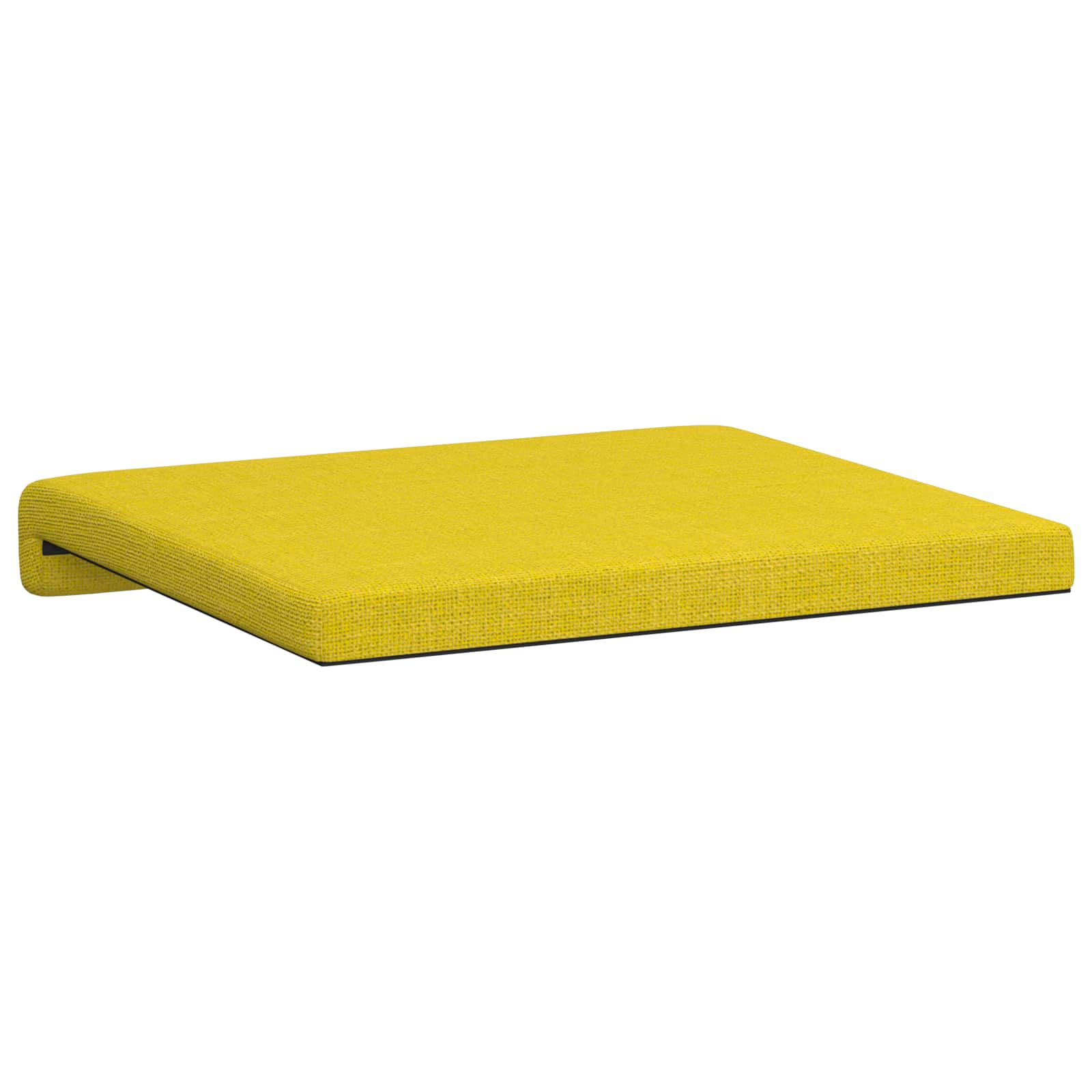 vidaXL Poduszka na ławkę 2 pcs tkanina Jasnożółty Głębokość 35 cm