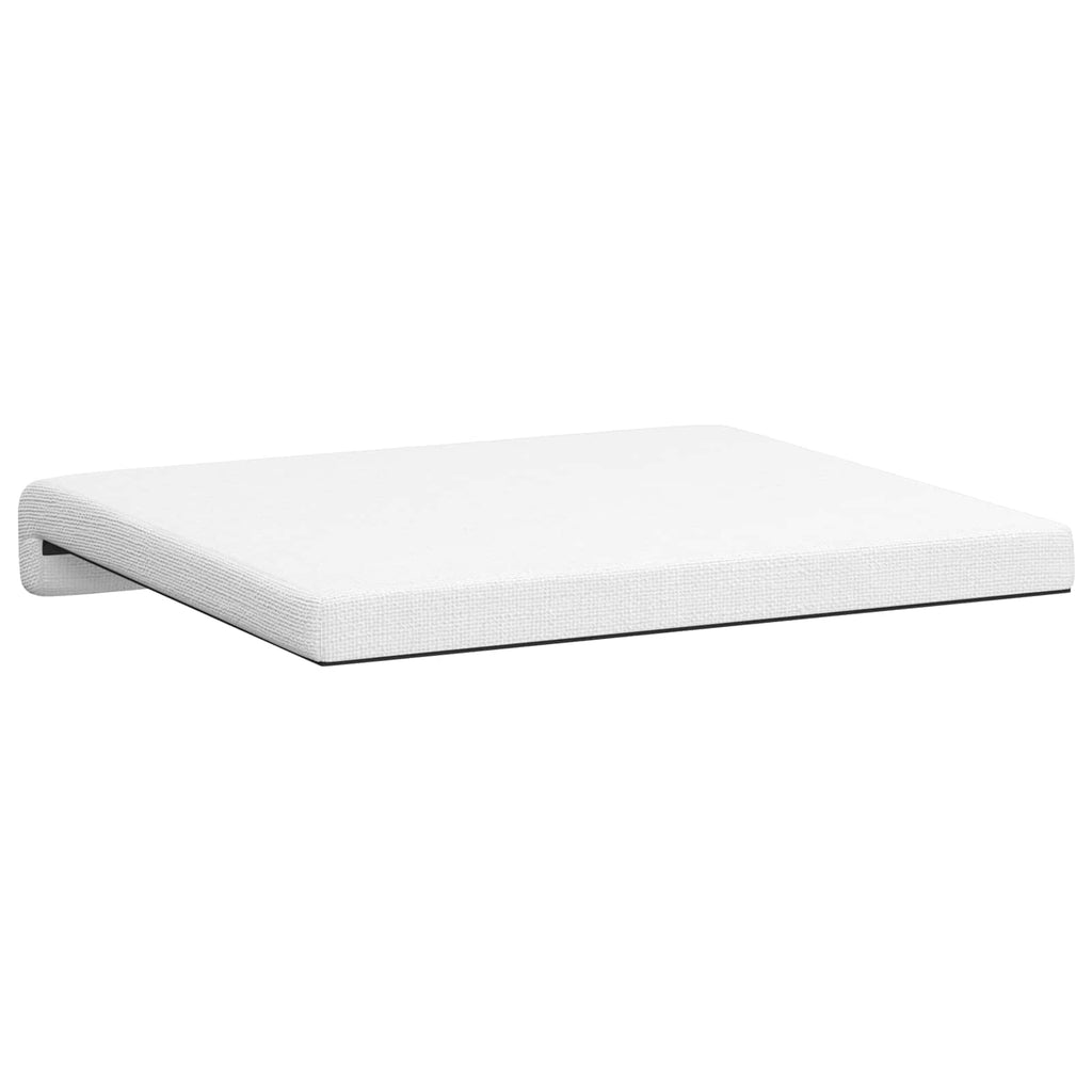 vidaXL Poduszka na ławkę 2 pcs tkanina Biały Głębokość 35 cm