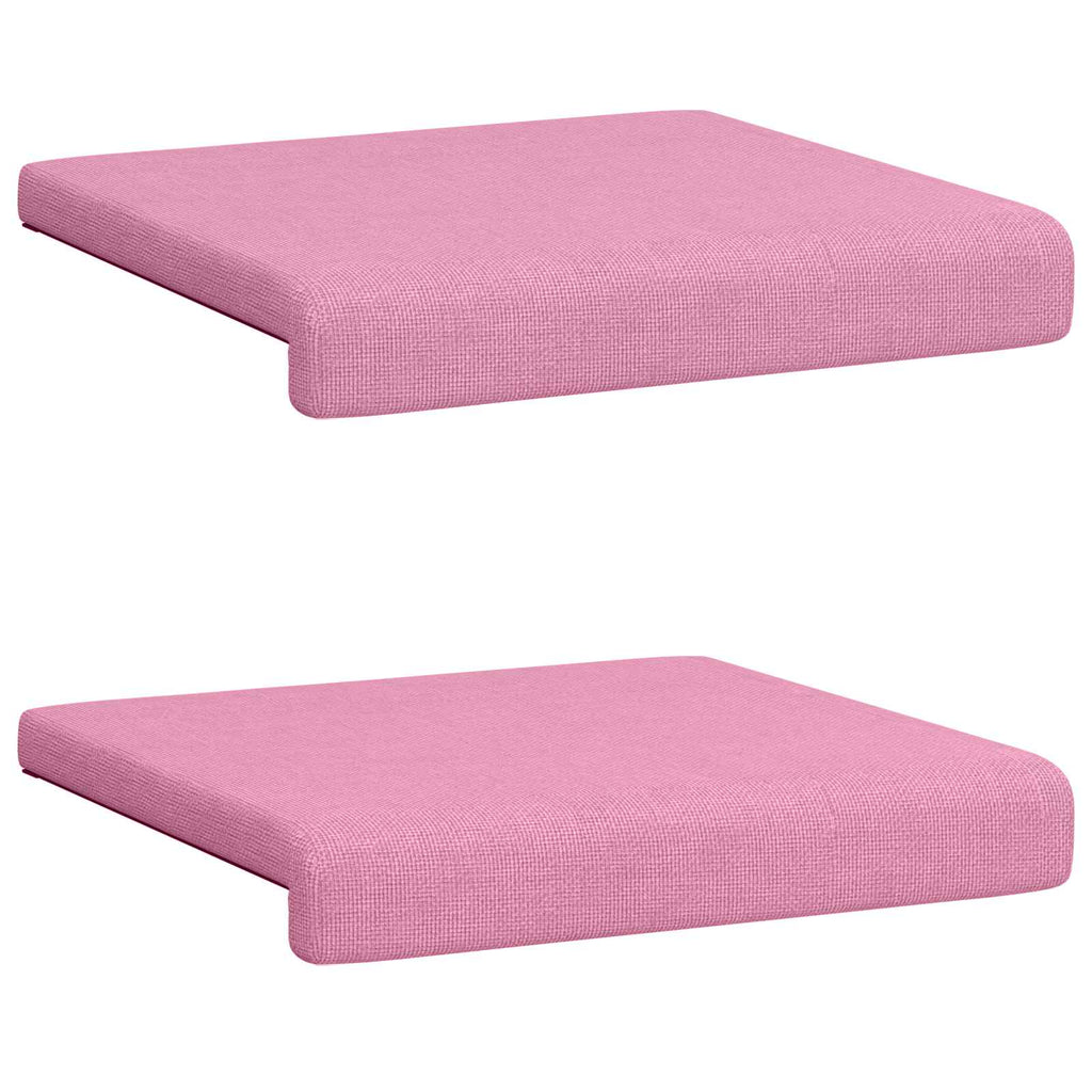 vidaXL Poduszka na ławkę 2 pcs tkanina różowy Głębokość 35 cm