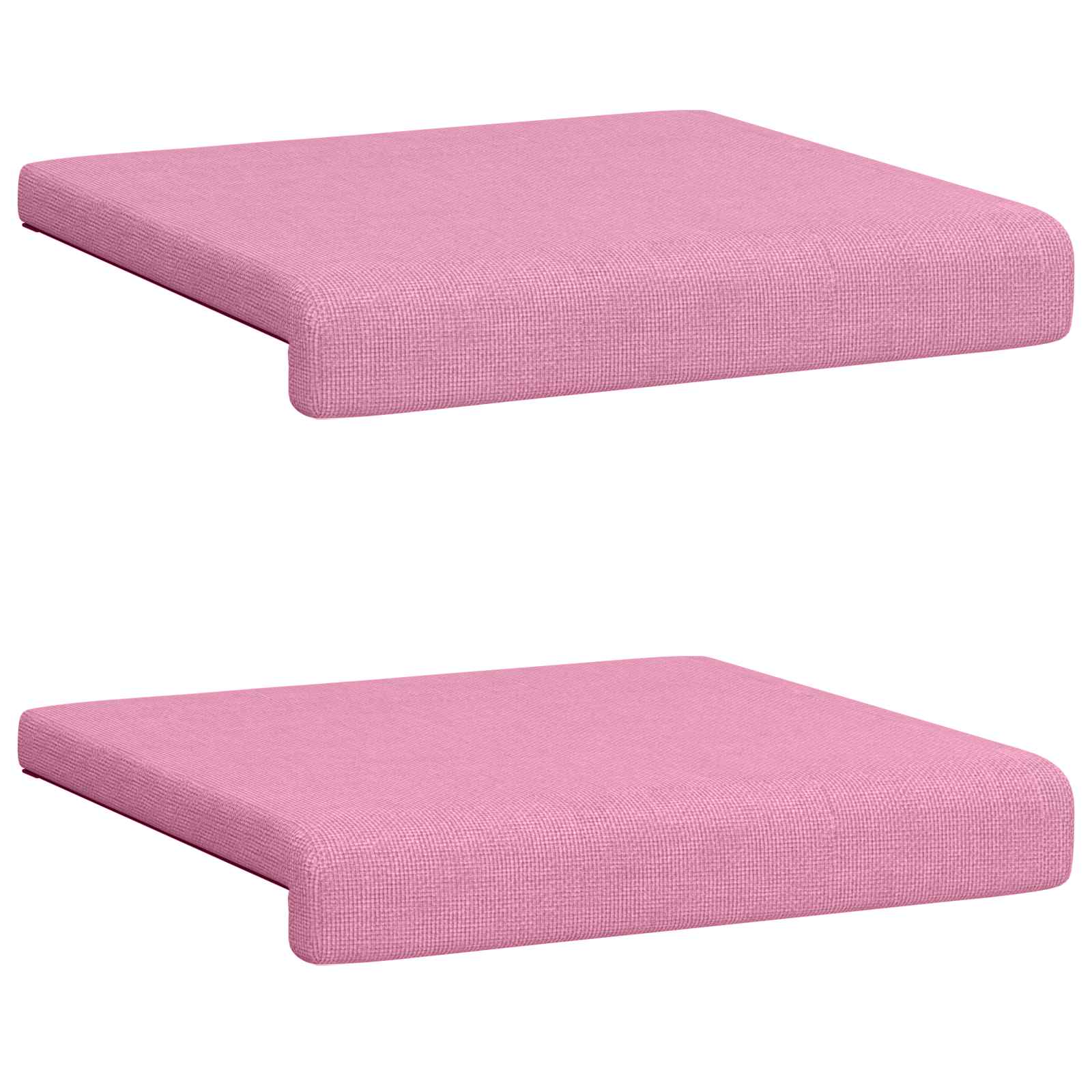 vidaXL Poduszka na ławkę 2 pcs tkanina różowy Głębokość 35 cm