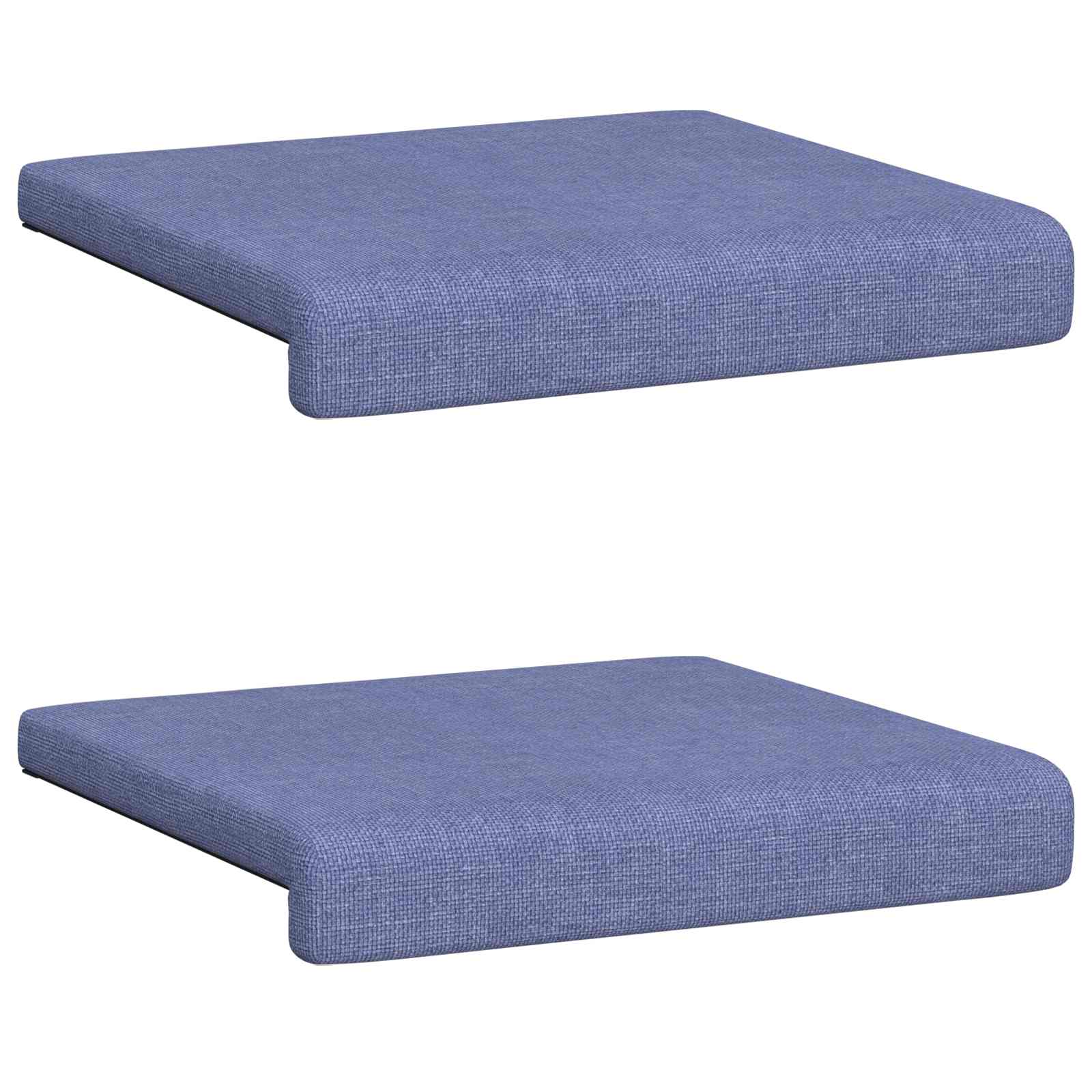 vidaXL Poduszka na ławkę 2 pcs tkanina Niebieski dżins Głębokość 35 cm