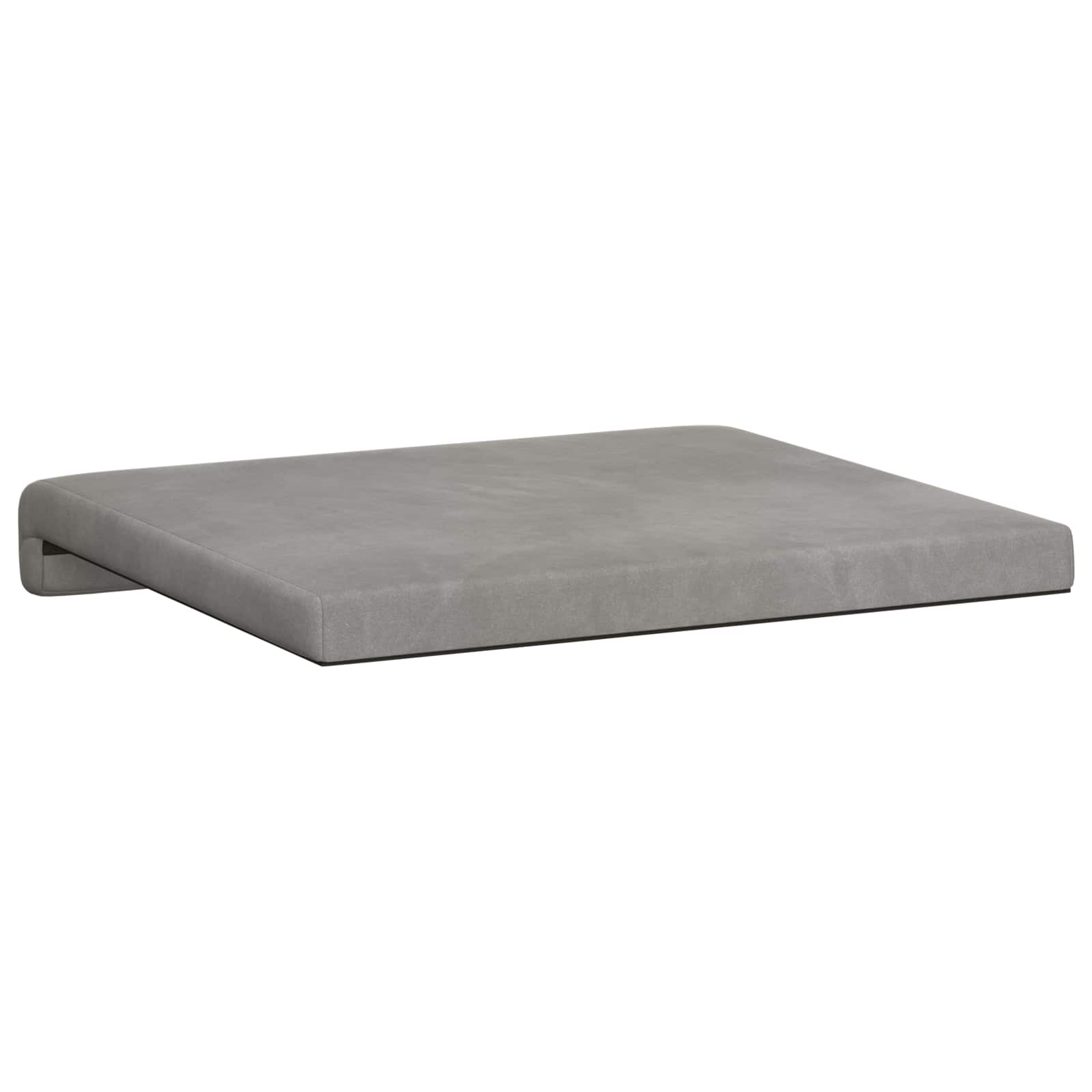 vidaXL Poduszka na ławkę 2 pcs Welur jasnoszary Głębokość 35 cm
