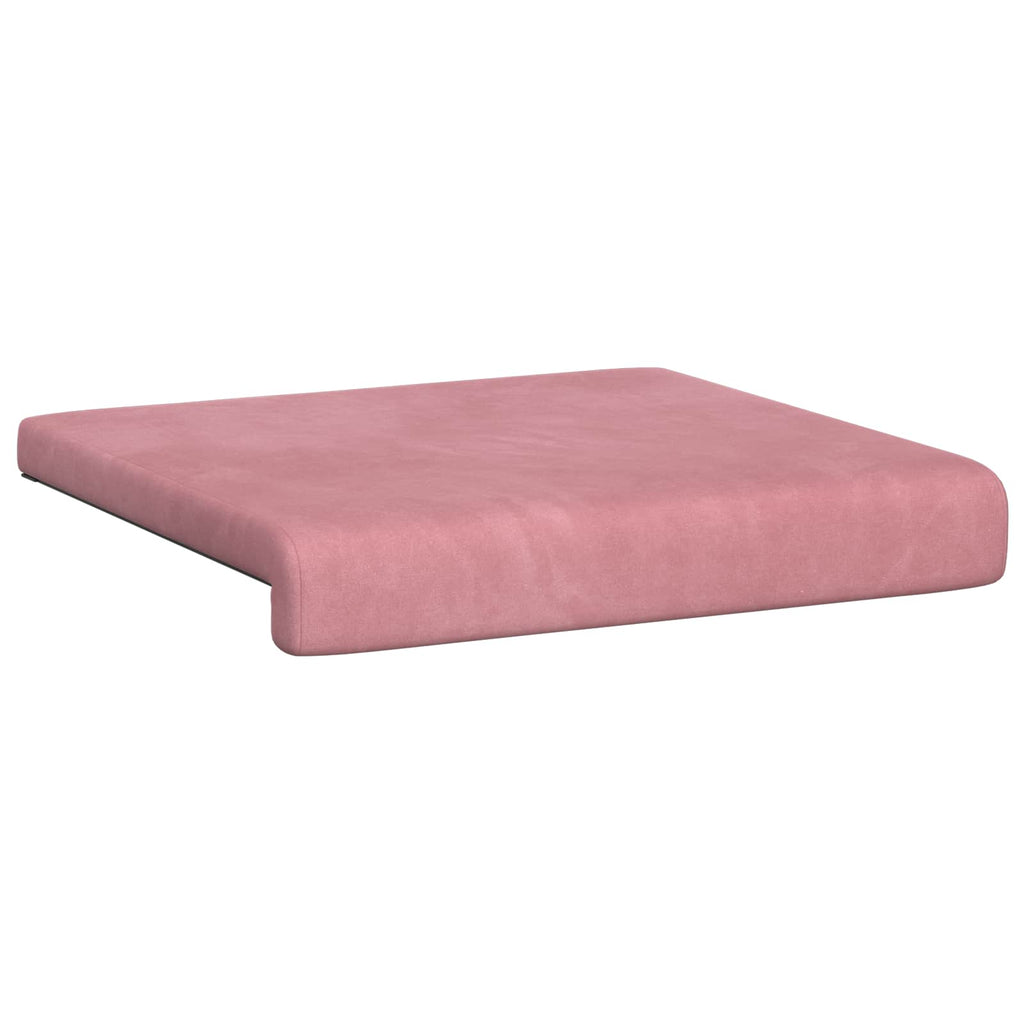 vidaXL Poduszka na ławkę 2 pcs Welur różowy Głębokość 35 cm