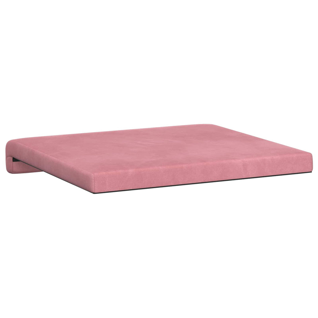 vidaXL Poduszka na ławkę 2 pcs Welur różowy Głębokość 35 cm