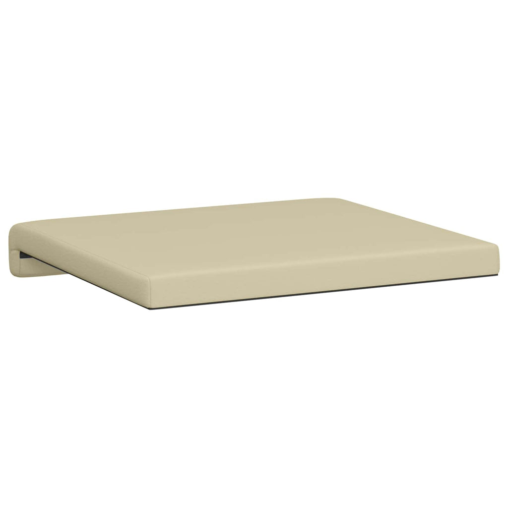 vidaXL Poduszka na ławkę 2 pcs Ekoskóra kremowy Głębokość 35 cm