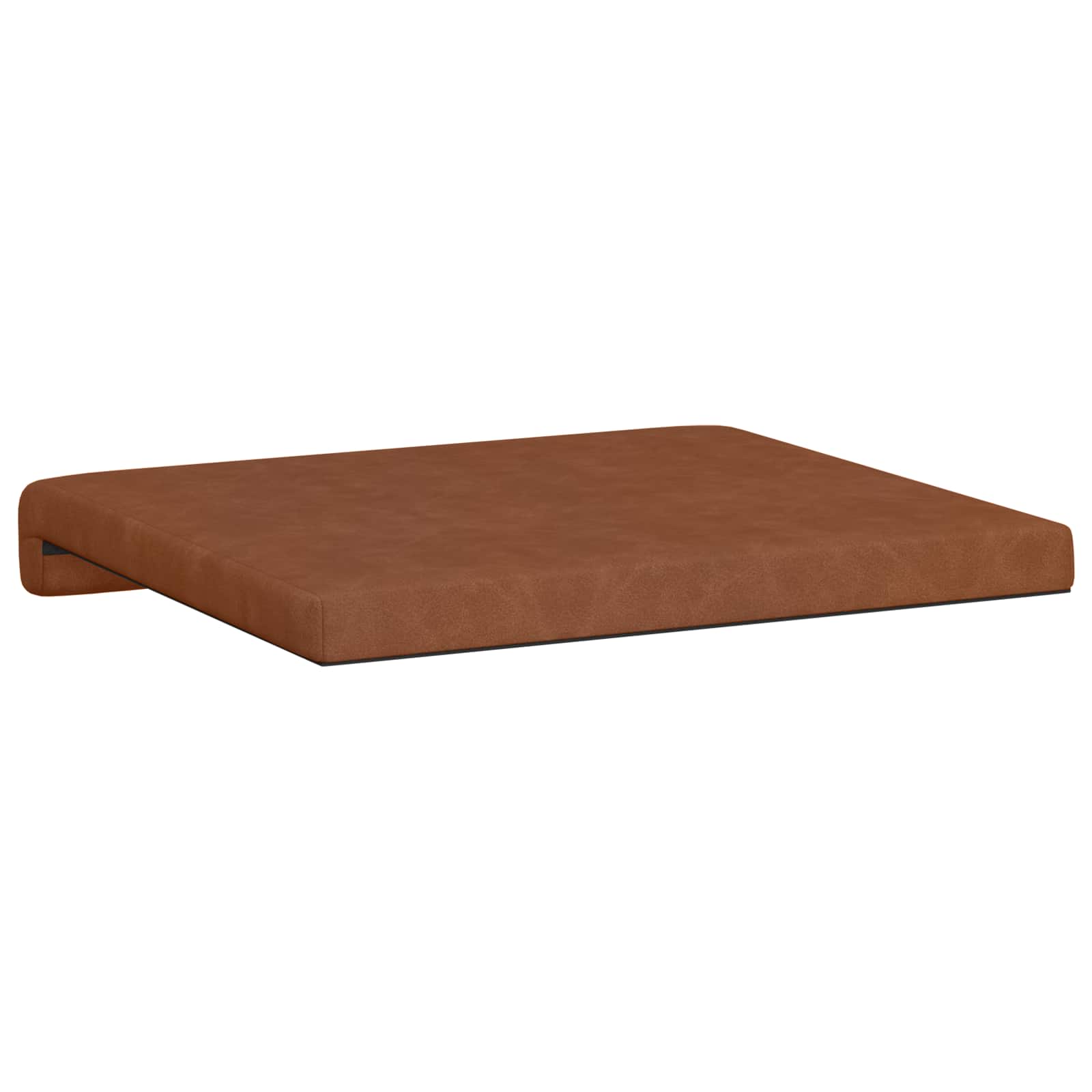 vidaXL Poduszka na ławkę 2 pcs Ekoskóra brązowy Głębokość 35 cm