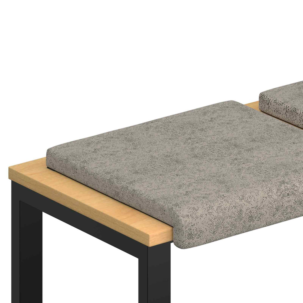 vidaXL Poduszka na ławkę 2 pcs Materiał zamszowy syntetyczny
