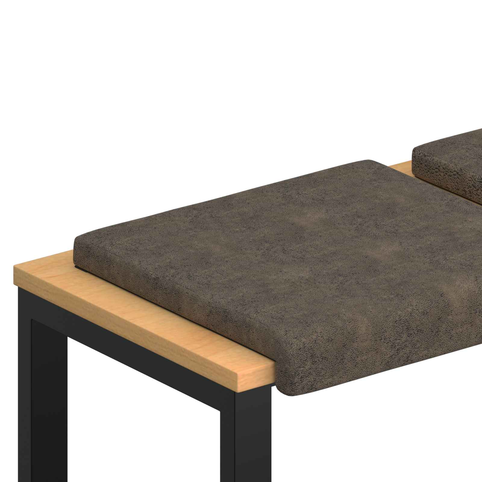 vidaXL Poduszka na ławkę 2 pcs Materiał zamszowy syntetyczny