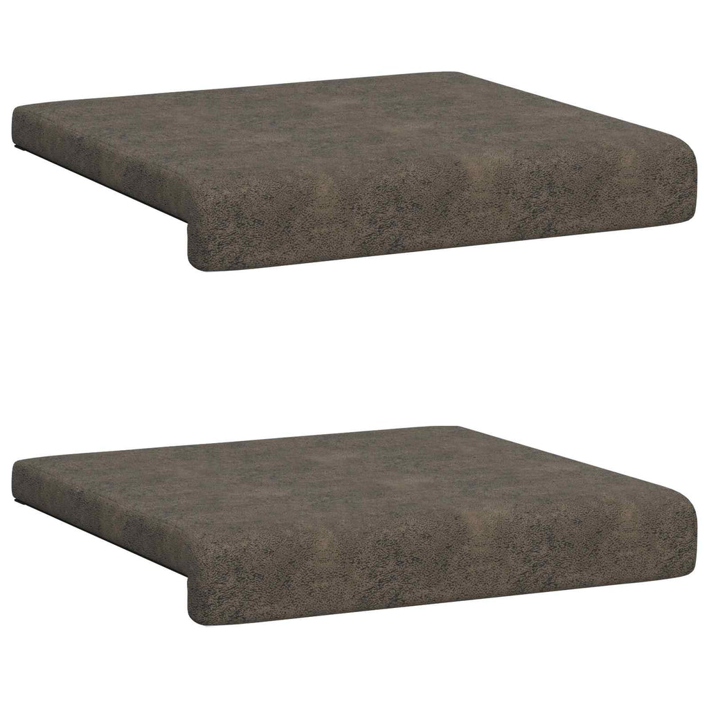 vidaXL Poduszka na ławkę 2 pcs Materiał zamszowy syntetyczny
