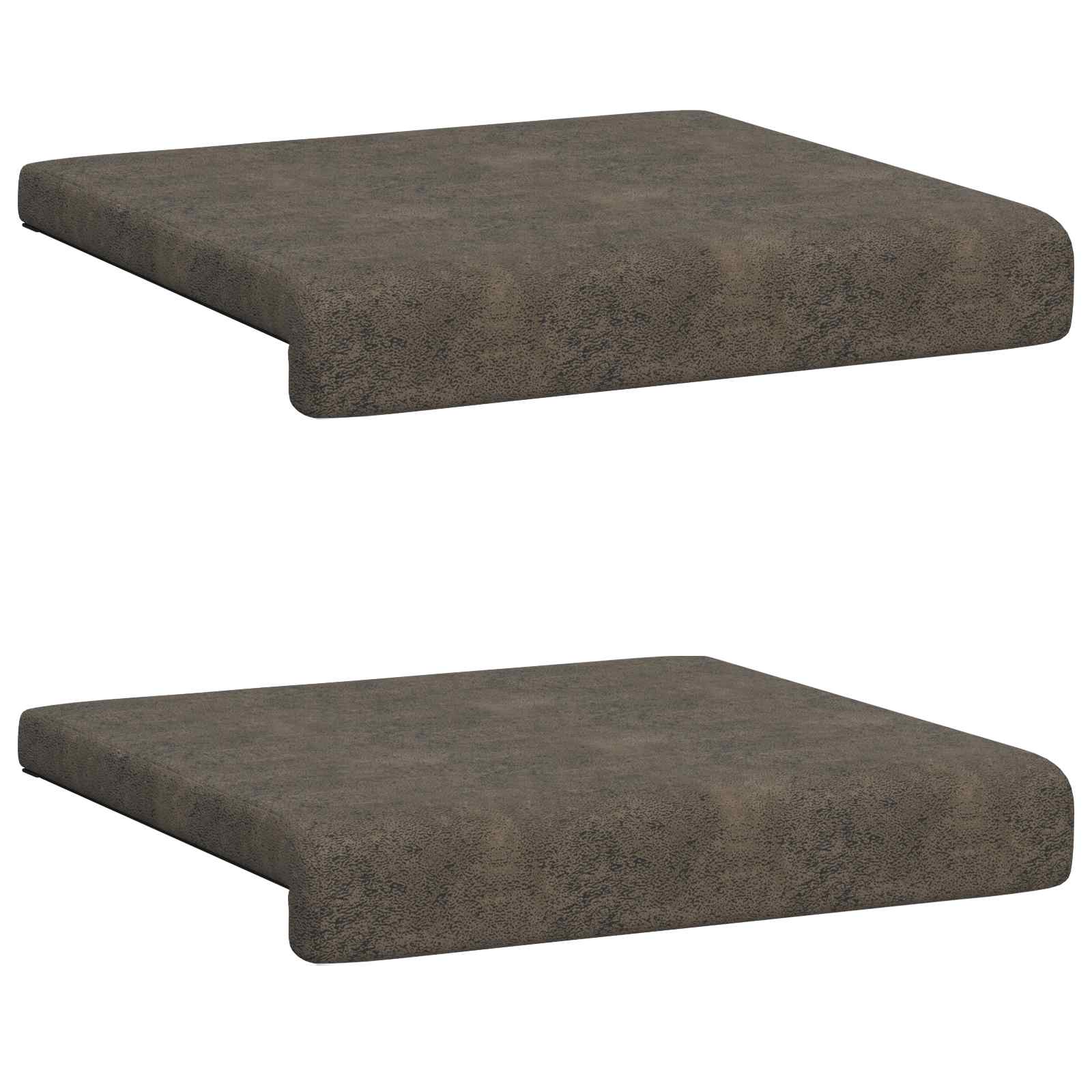 vidaXL Poduszka na ławkę 2 pcs Materiał zamszowy syntetyczny