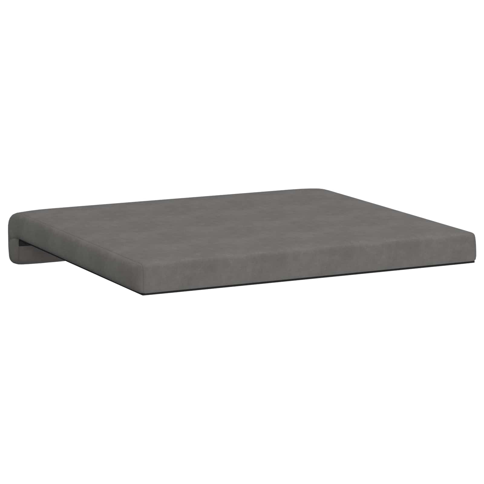 vidaXL Poduszka na ławkę 2 pcs Mikrofibra ciemnoszary Głębokość 35 cm