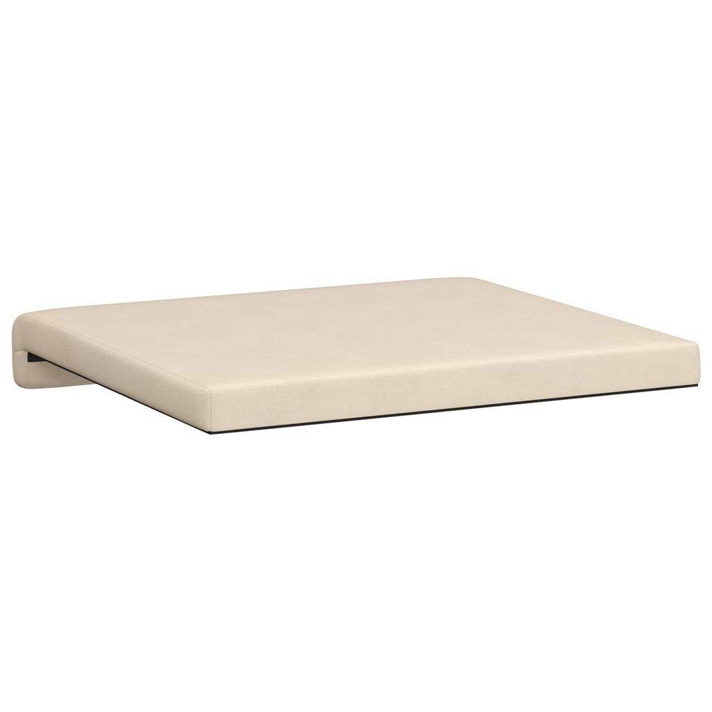 vidaXL Poduszka na ławkę 2 pcs Mikrofibra Beżowy Głębokość 35 cm