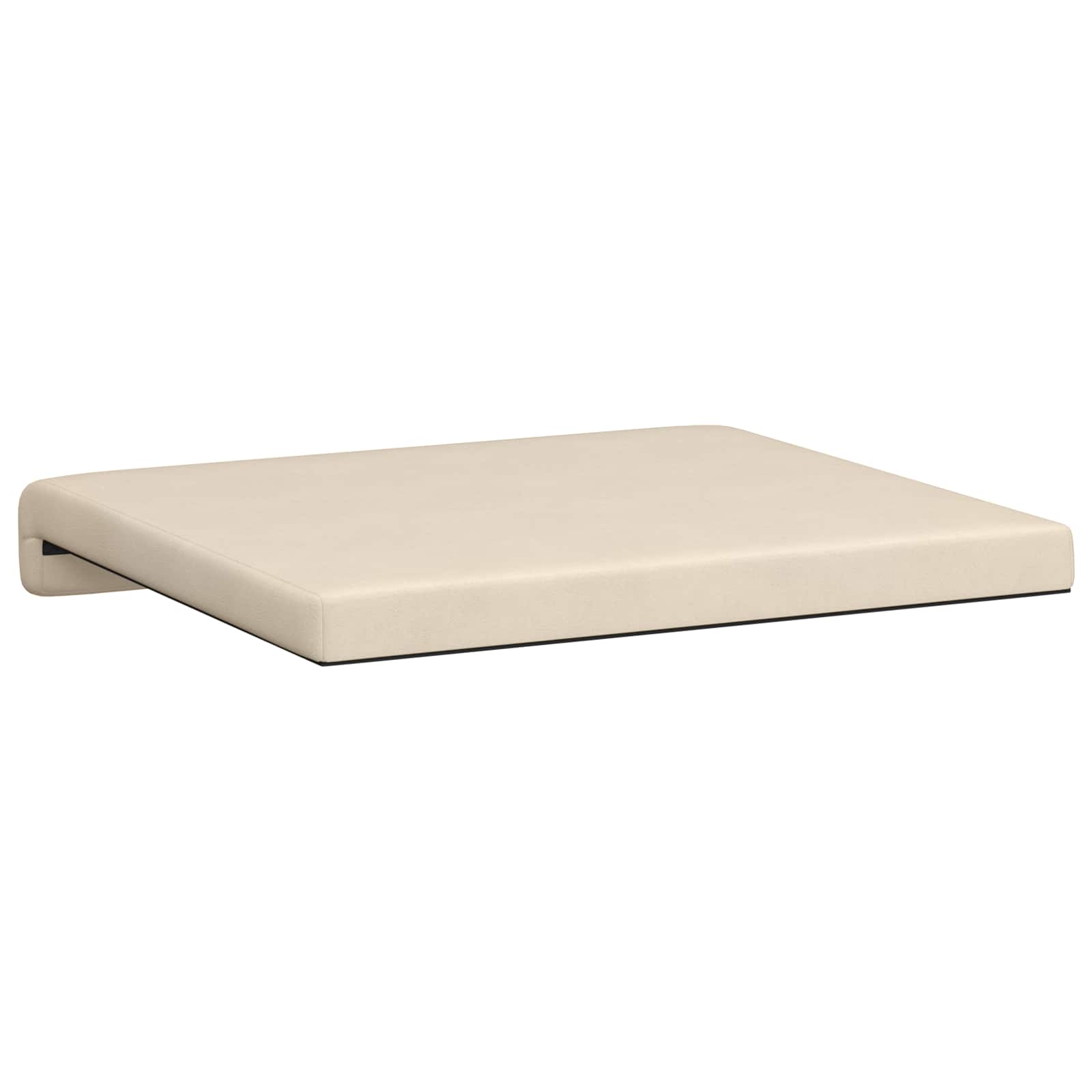vidaXL Poduszka na ławkę 2 pcs Mikrofibra Beżowy Głębokość 35 cm