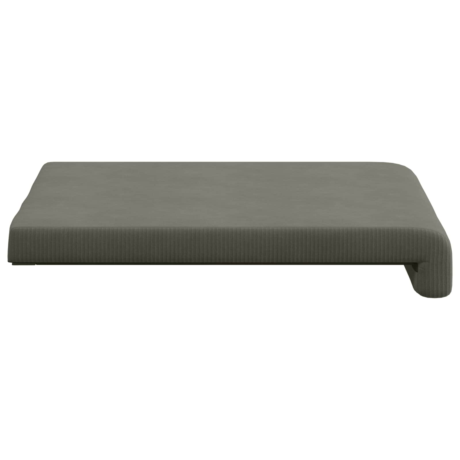 vidaXL Poduszka na ławkę 2 pcs sztruks jasnoszary Głębokość 35 cm