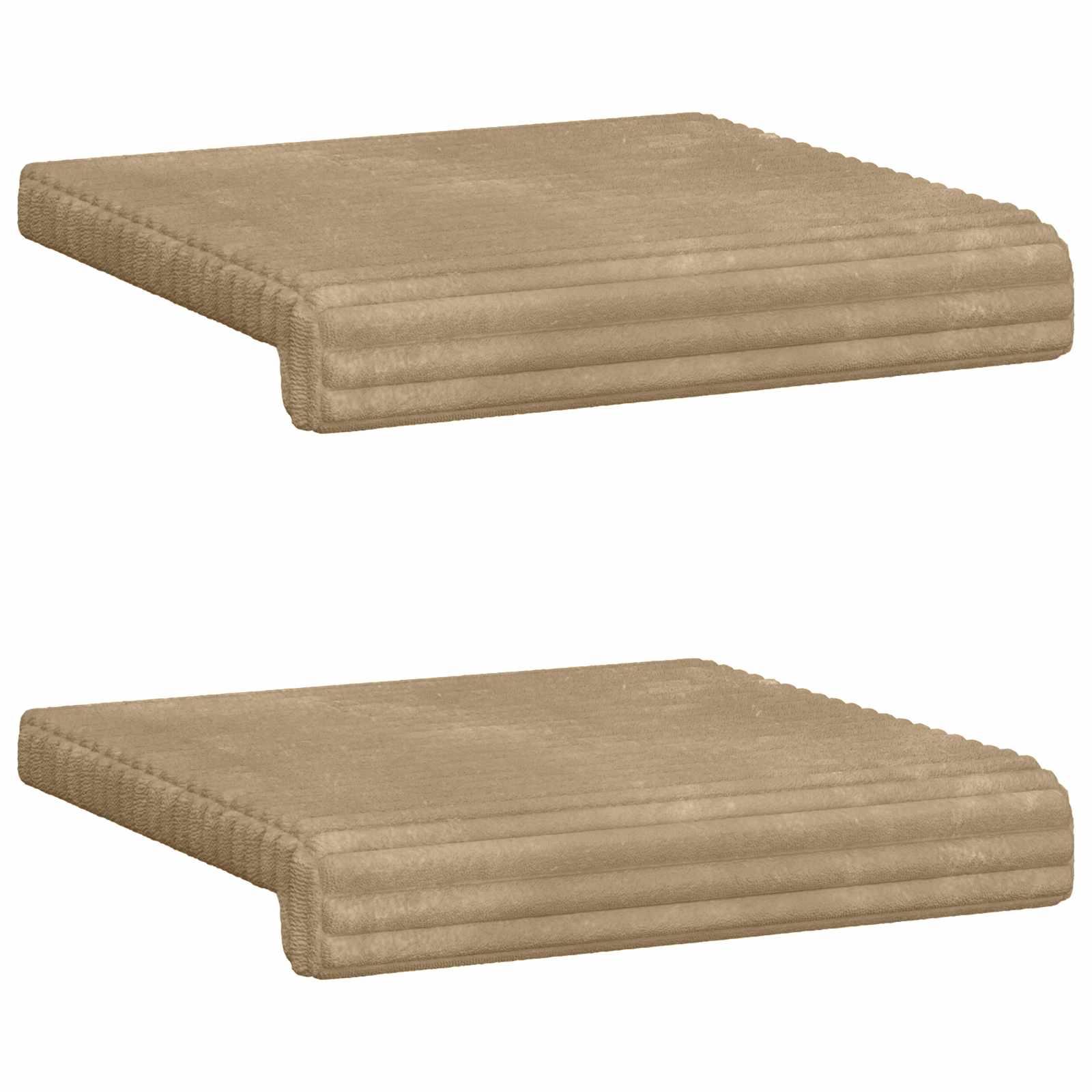 vidaXL Poduszka na ławkę 2 pcs Pluszowy kord Ciemnoszary
