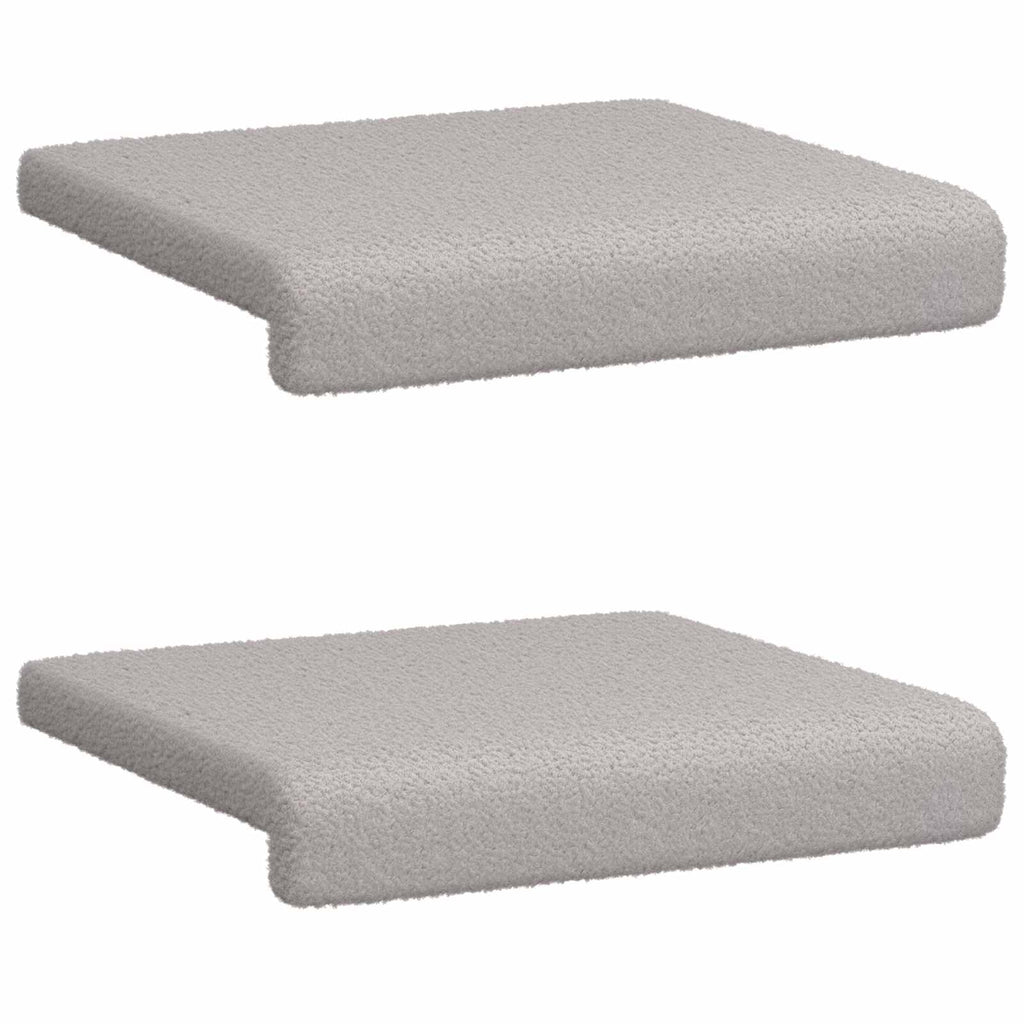 vidaXL Poduszka na ławkę 2 pcs Tkanina sherpa jasnoszary