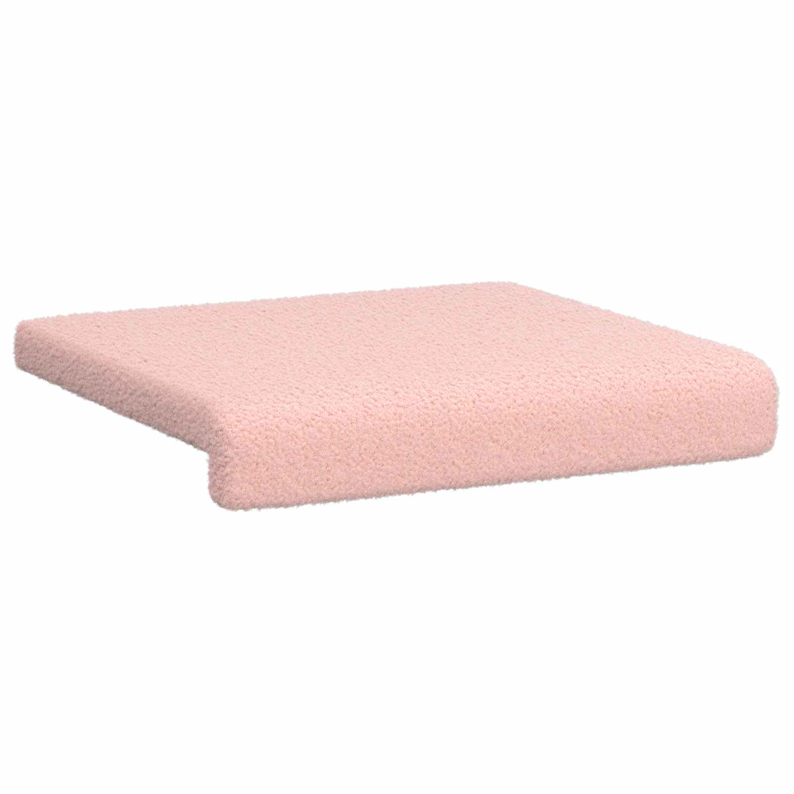vidaXL Poduszka na ławkę 2 pcs Tkanina sherpa różowy Głębokość 35 cm