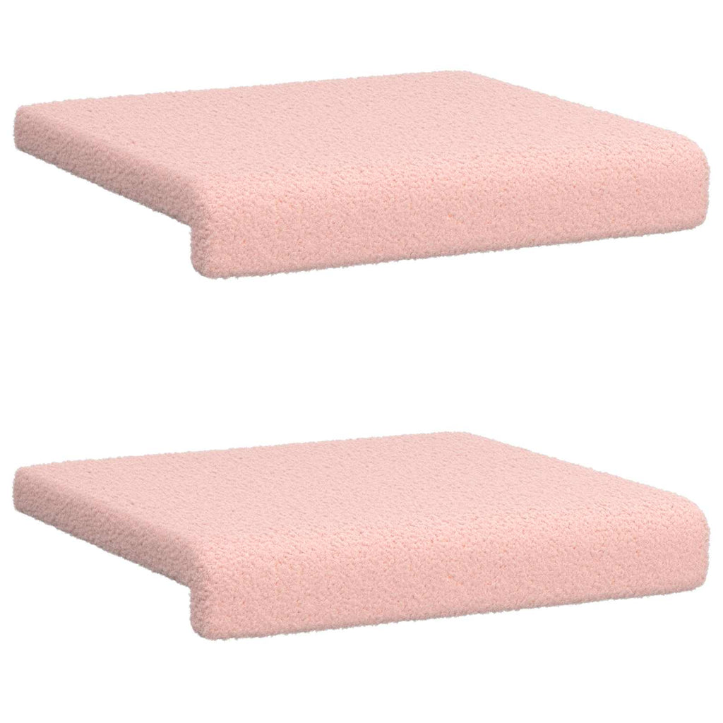 vidaXL Poduszka na ławkę 2 pcs Tkanina sherpa różowy Głębokość 35 cm