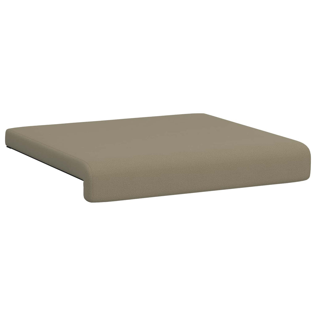 vidaXL Poduszka na ławkę 2 pcs Teksturowany Welur Khaki