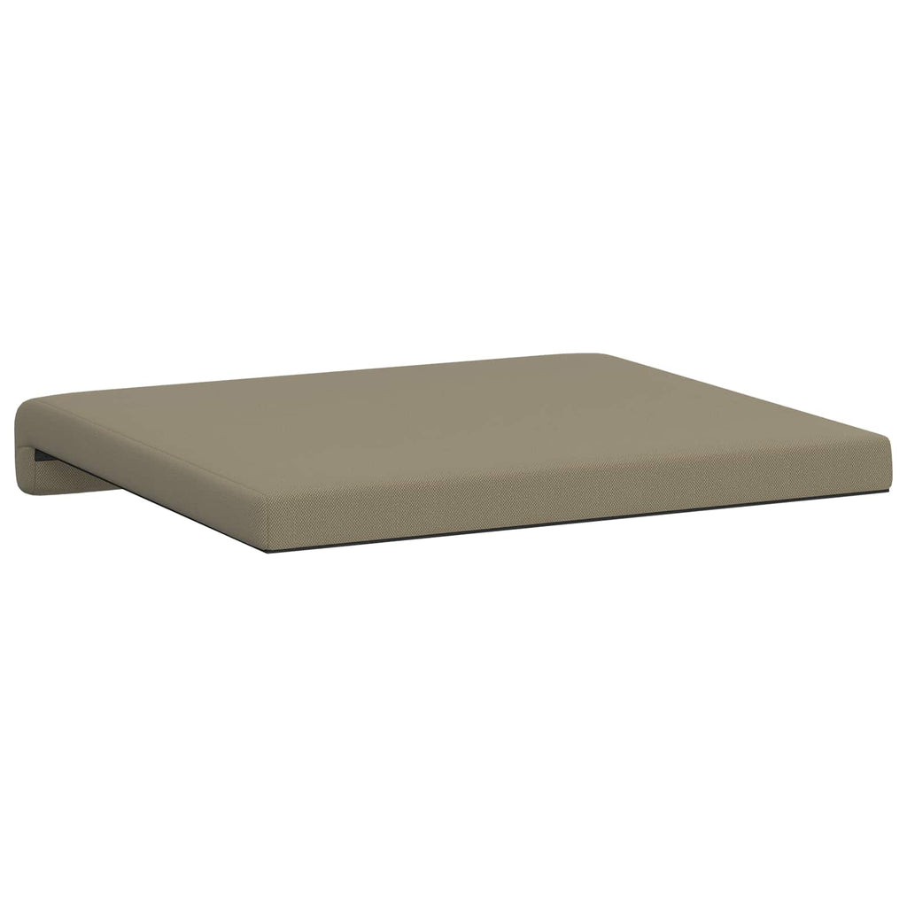 vidaXL Poduszka na ławkę 2 pcs Teksturowany Welur Khaki
