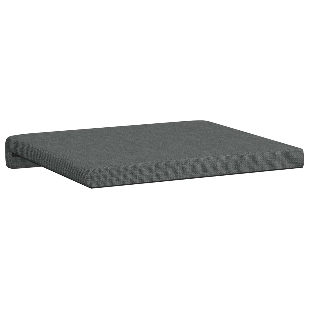 vidaXL Poduszka na ławkę 4 pcs tkanina ciemnoszary Głębokość 35 cm