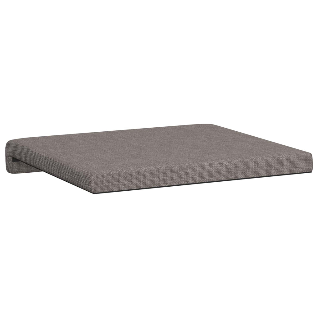 vidaXL Poduszka na ławkę 4 pcs tkanina Ciemnoszary Głębokość 35 cm