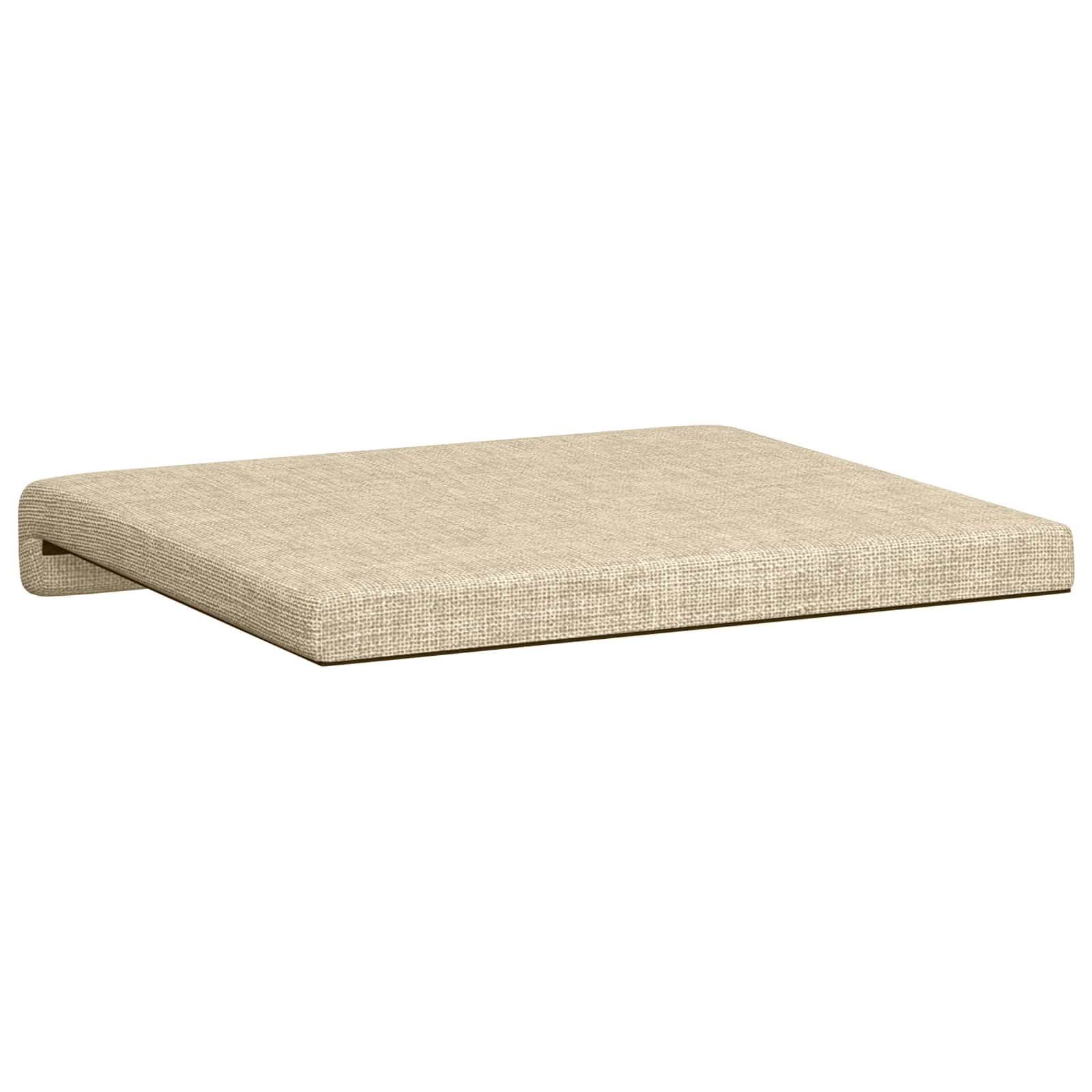 vidaXL Poduszka na ławkę 4 pcs tkanina kremowy Głębokość 35 cm