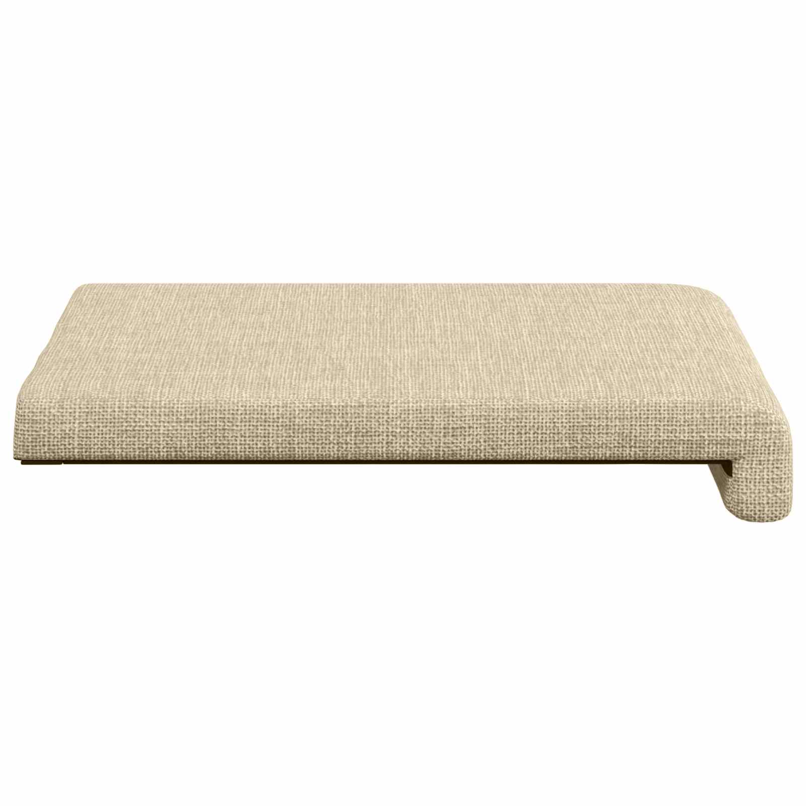 vidaXL Poduszka na ławkę 4 pcs tkanina kremowy Głębokość 35 cm