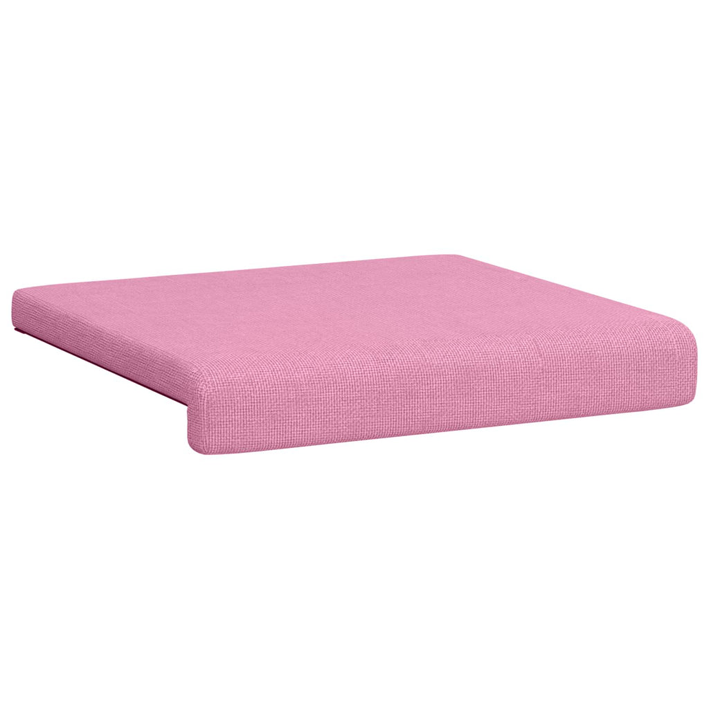 vidaXL Poduszka na ławkę 4 pcs tkanina różowy Głębokość 35 cm