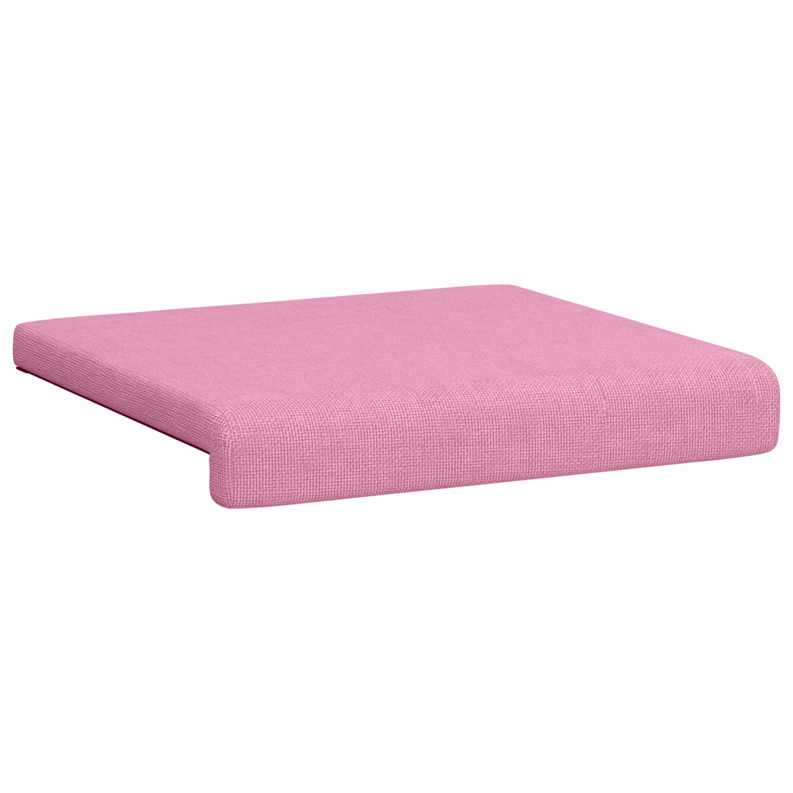 vidaXL Poduszka na ławkę 4 pcs tkanina różowy Głębokość 35 cm
