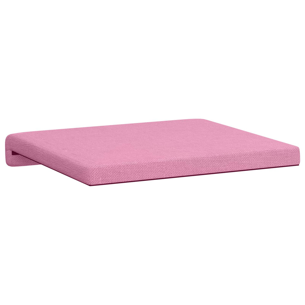 vidaXL Poduszka na ławkę 4 pcs tkanina różowy Głębokość 35 cm