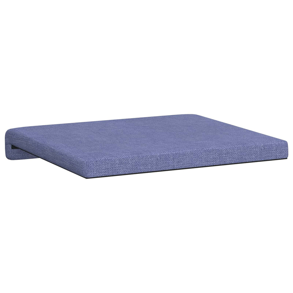 vidaXL Poduszka na ławkę 4 pcs tkanina Niebieski dżins Głębokość 35 cm