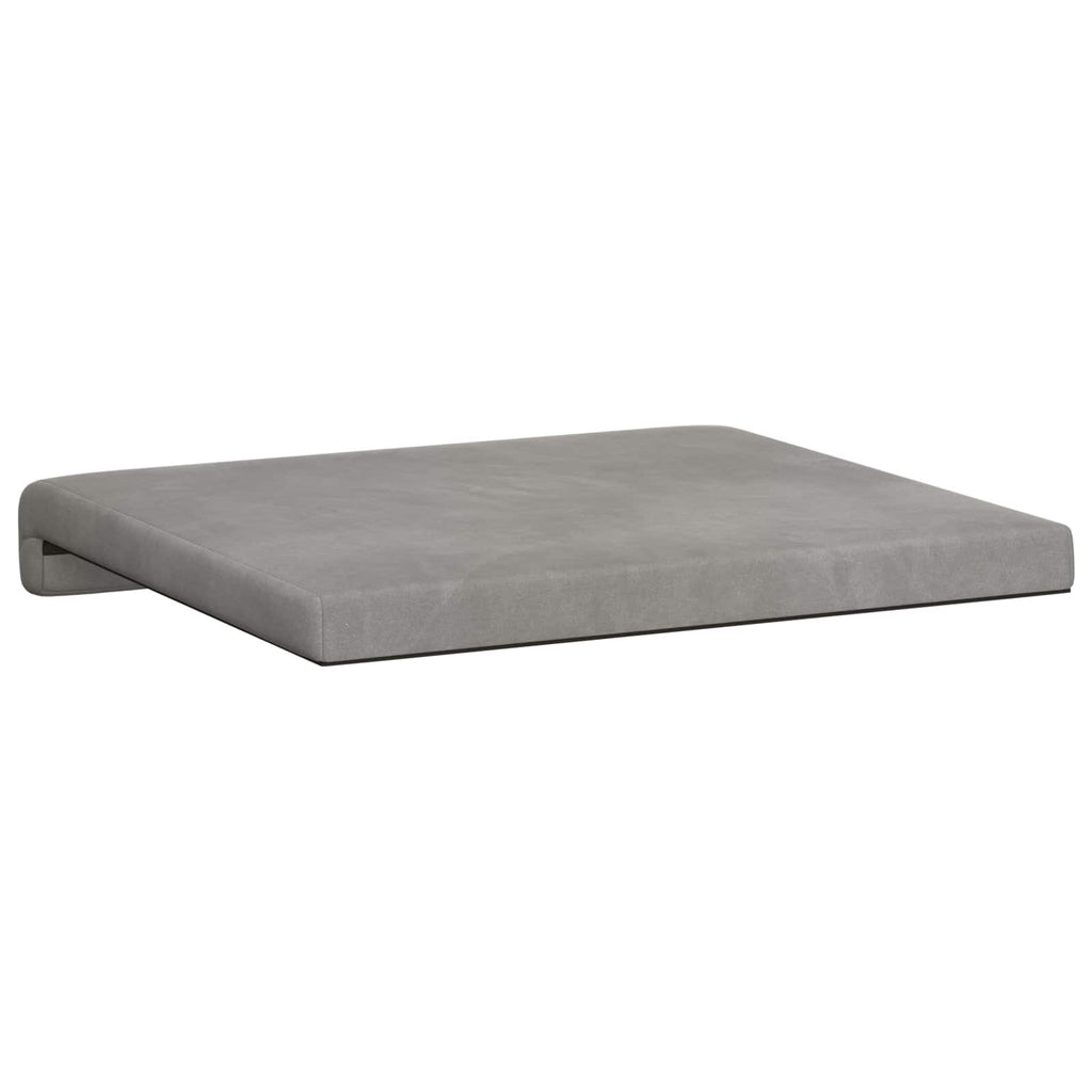 vidaXL Poduszka na ławkę 4 pcs Welur jasnoszary Głębokość 35 cm