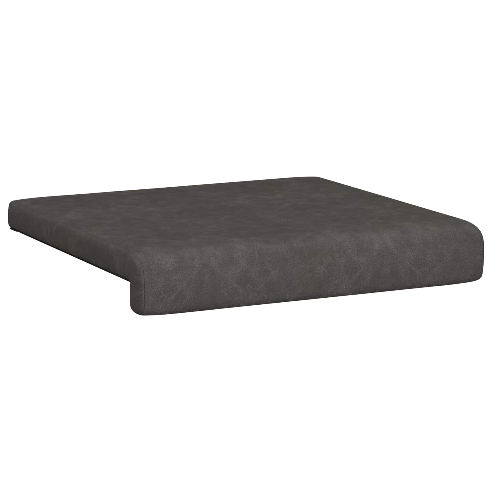 vidaXL Poduszka na ławkę 4 pcs Ekoskóra Czarny Głębokość 35 cm