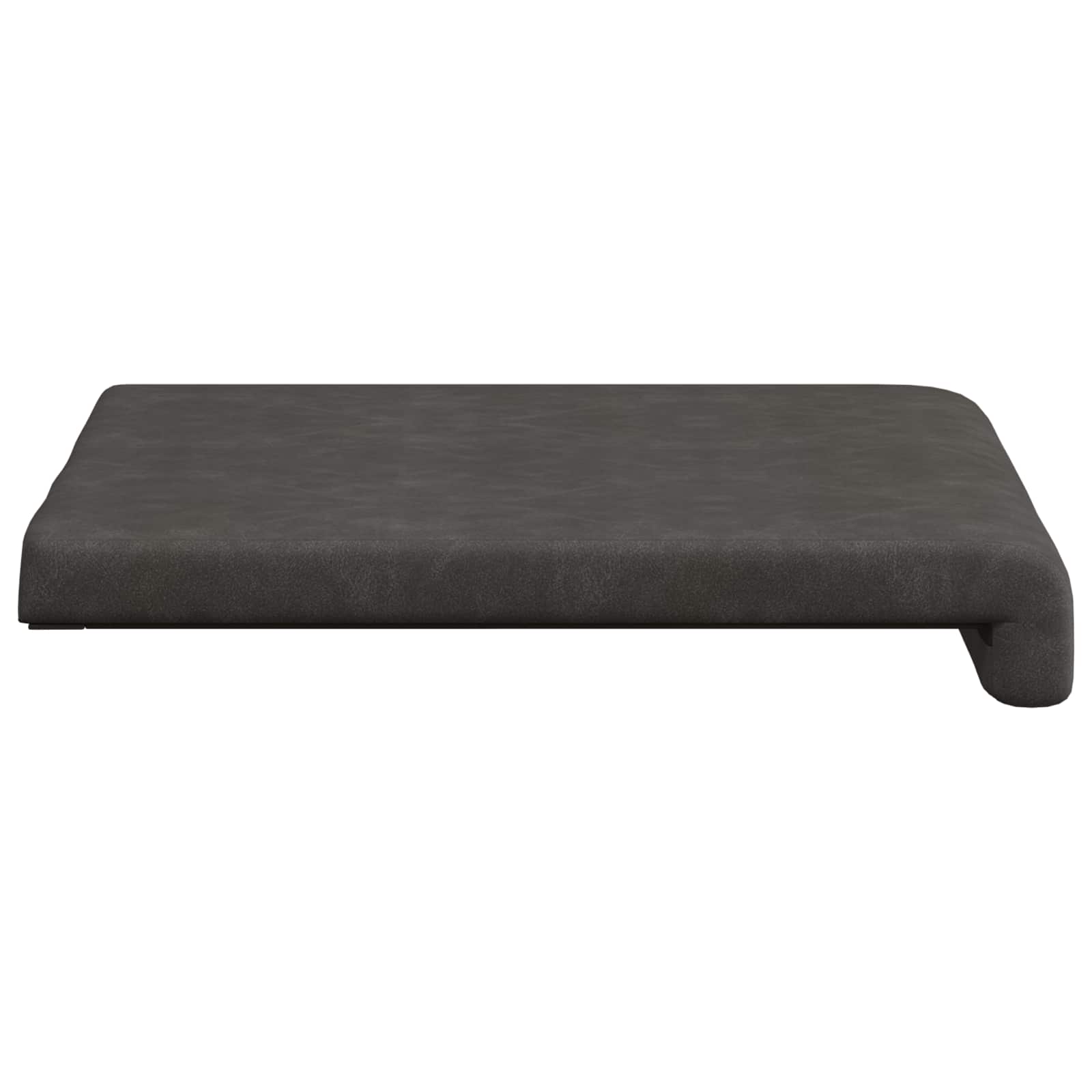 vidaXL Poduszka na ławkę 4 pcs Ekoskóra Czarny Głębokość 35 cm
