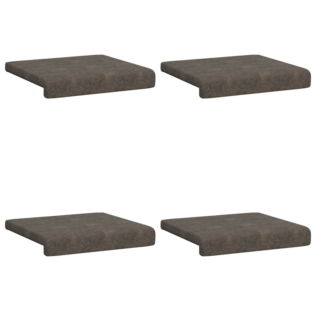 vidaXL Poduszka na ławkę 4 pcs Materiał zamszowy syntetyczny