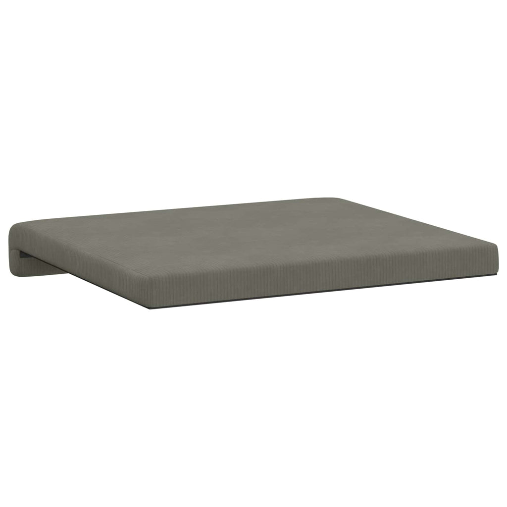 vidaXL Poduszka na ławkę 4 pcs sztruks jasnoszary Głębokość 35 cm