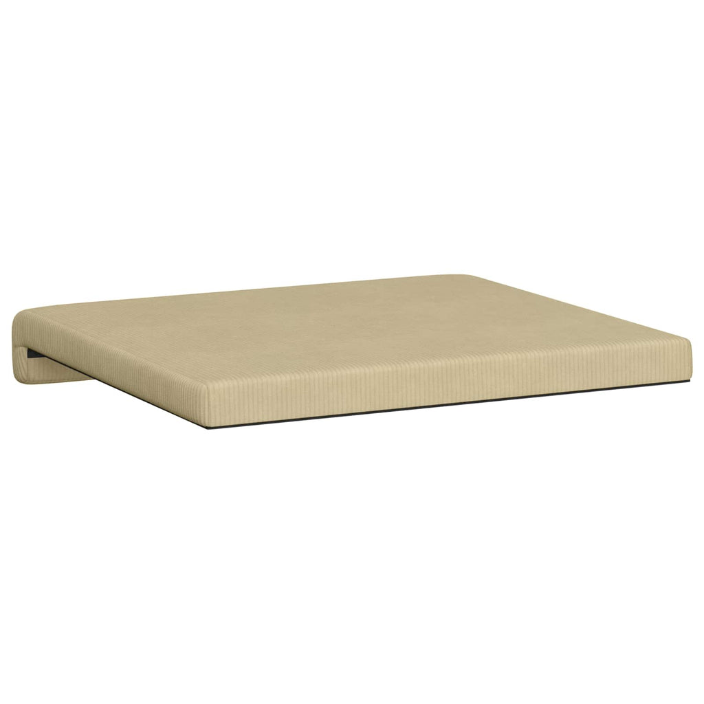 vidaXL Poduszka na ławkę 4 pcs sztruks Szary zielony Głębokość 35 cm