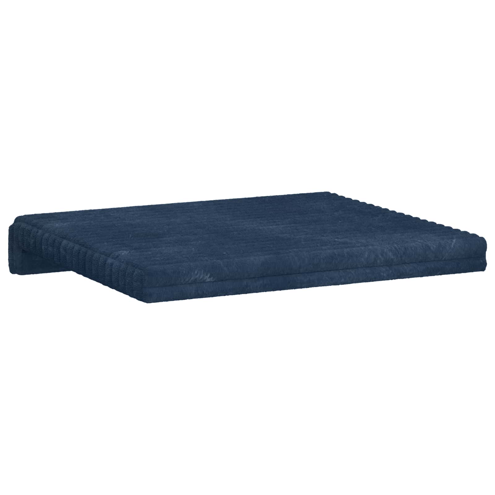 vidaXL Poduszka na ławkę 4 pcs Pluszowy kord Granatowy Głębokość 35 cm