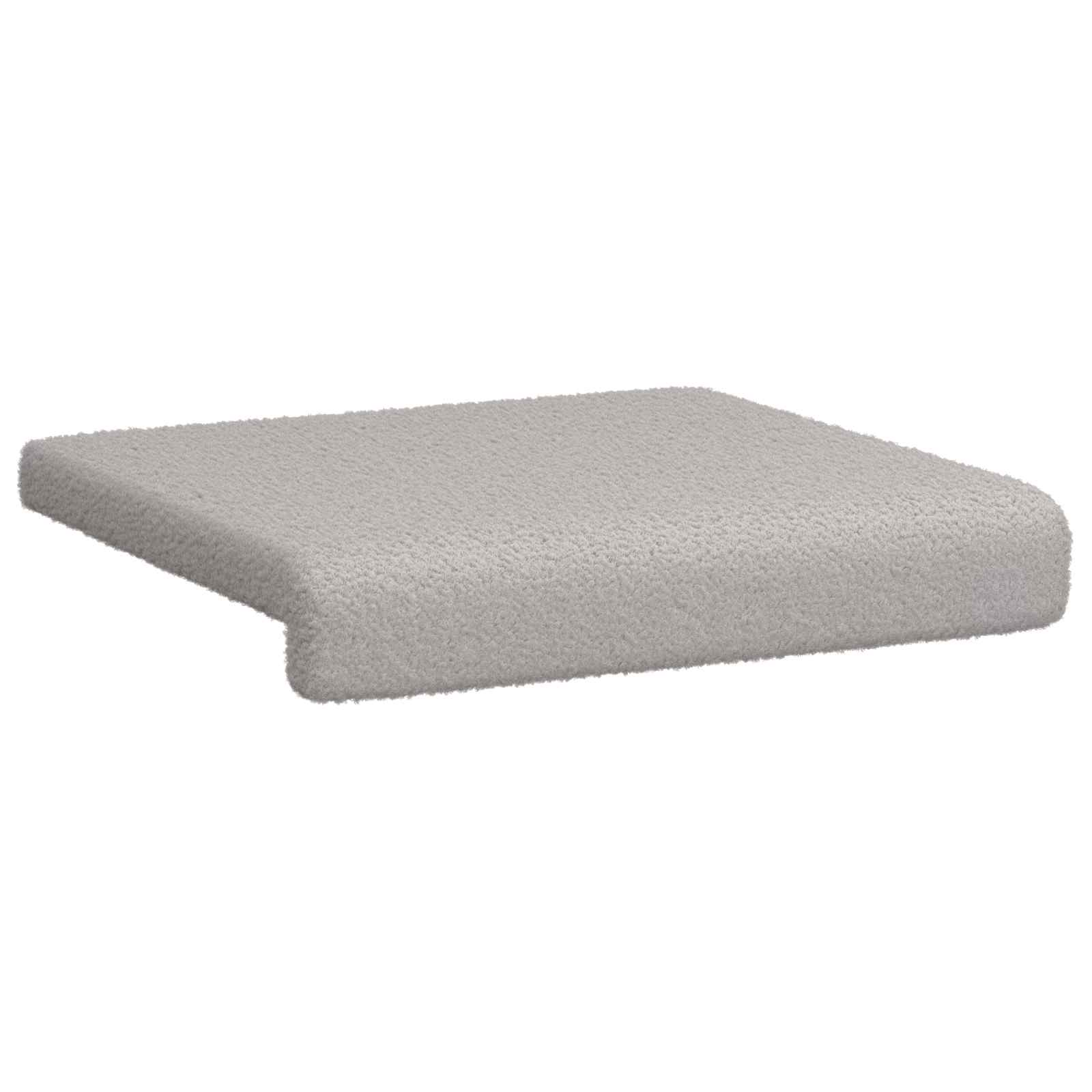 vidaXL Poduszka na ławkę 4 pcs Tkanina sherpa jasnoszary