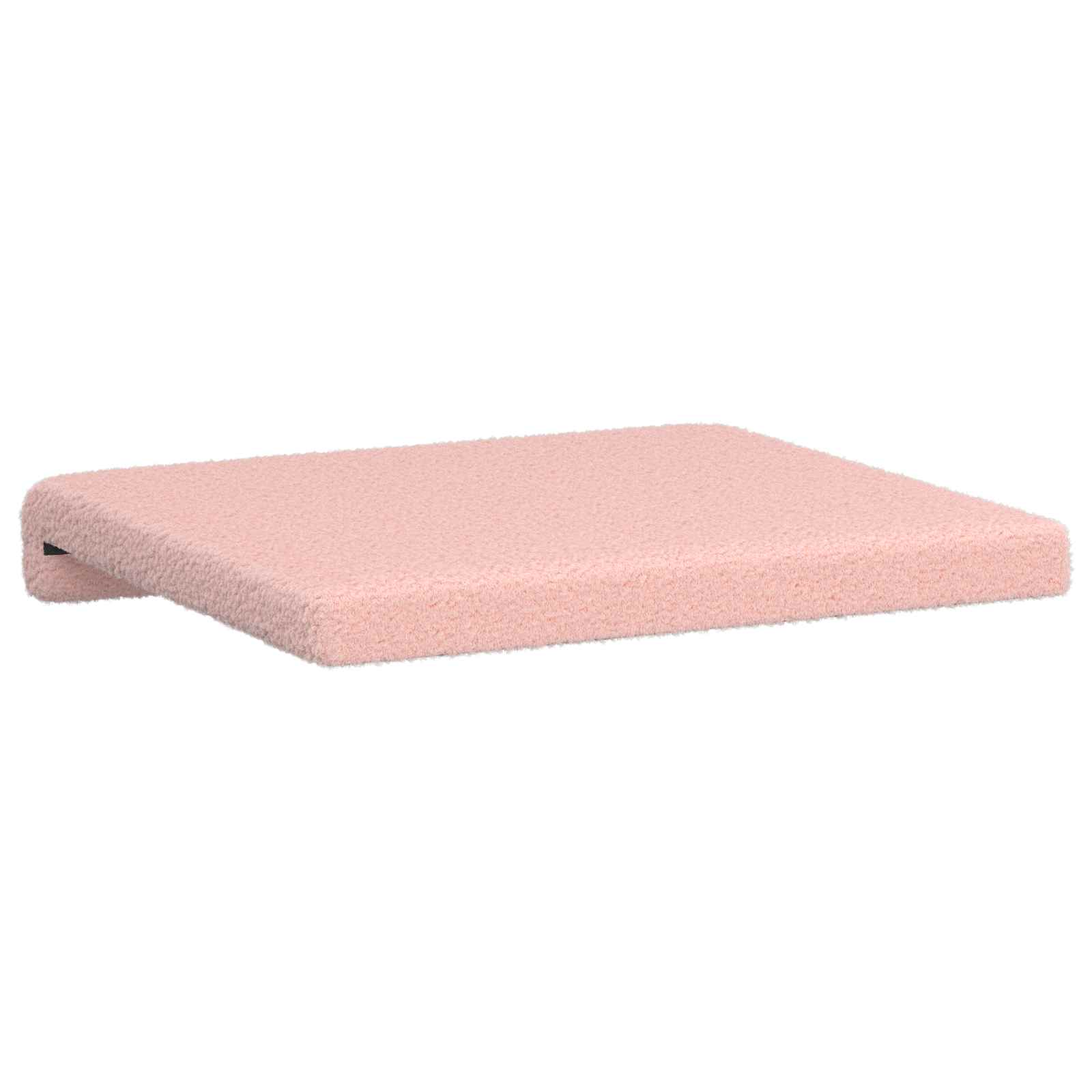 vidaXL Poduszka na ławkę 4 pcs Tkanina sherpa różowy Głębokość 35 cm