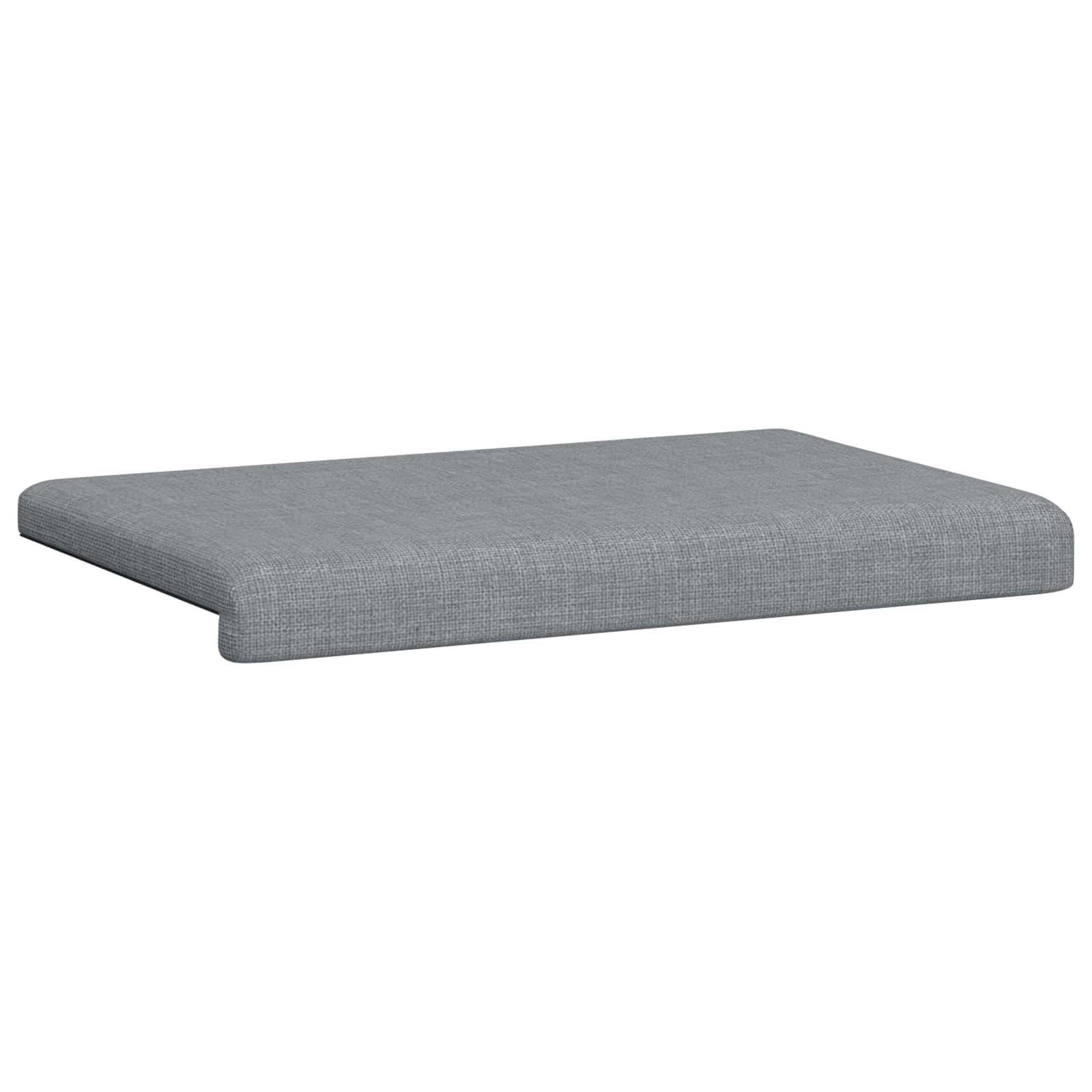 vidaXL Poduszka na ławkę tkanina jasnoszary Głębokość 35 cm