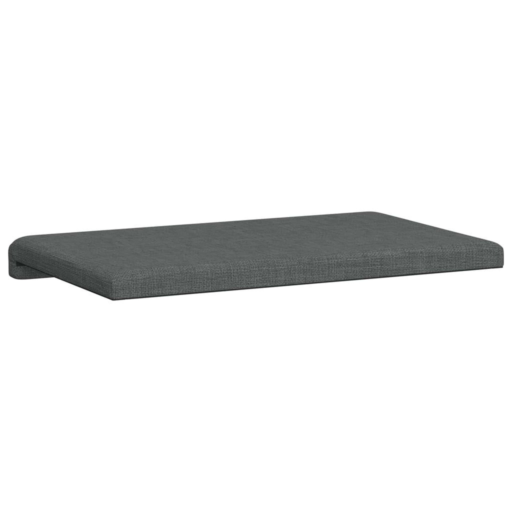 vidaXL Poduszka na ławkę tkanina ciemnoszary Głębokość 35 cm