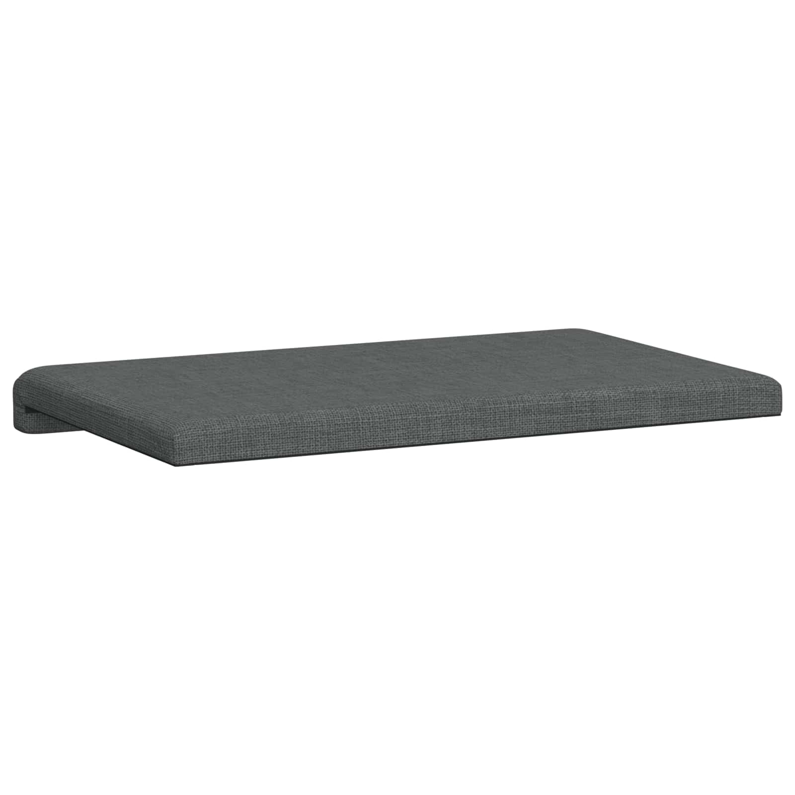 vidaXL Poduszka na ławkę tkanina ciemnoszary Głębokość 35 cm