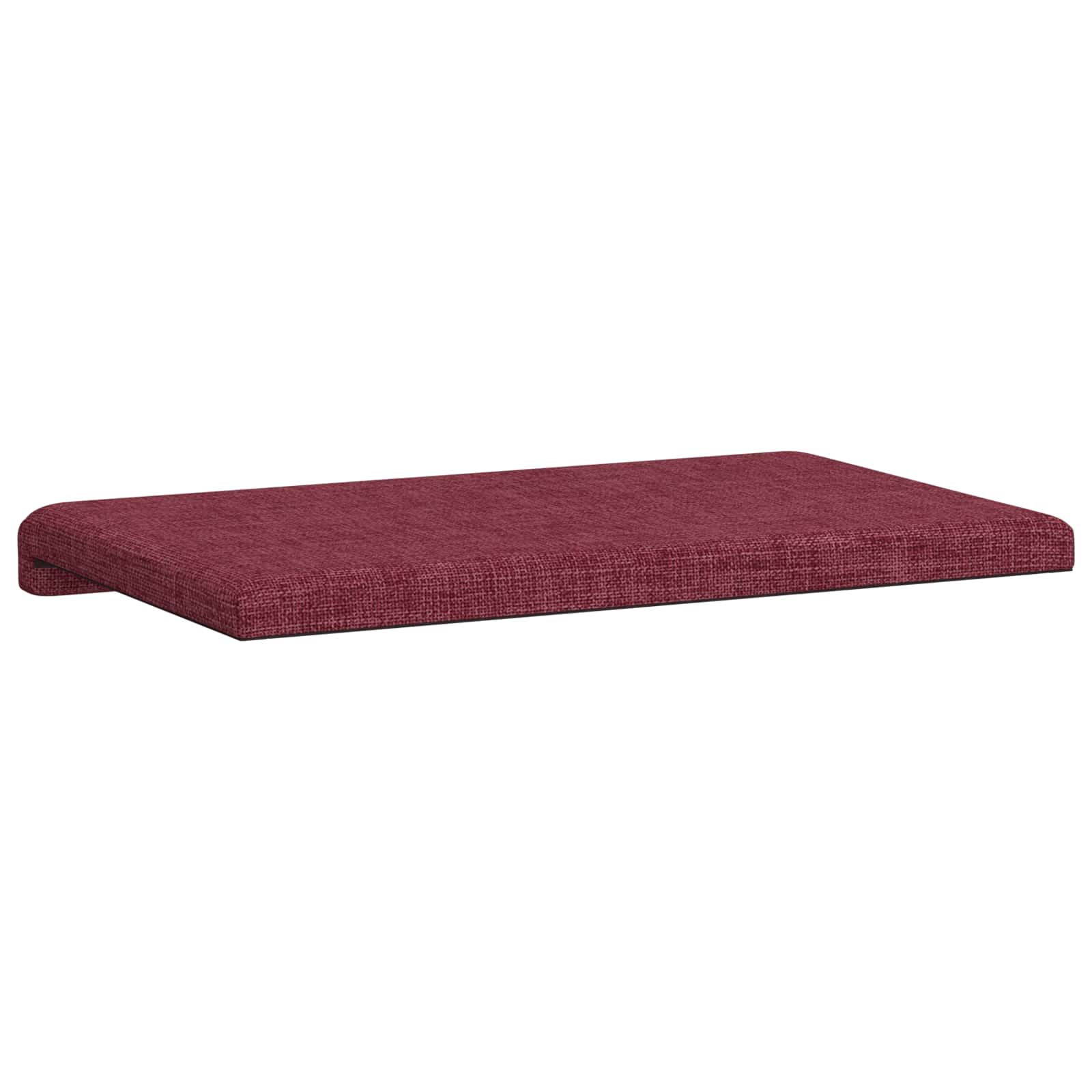 vidaXL Poduszka na ławkę tkanina Czerwone wino Głębokość 35 cm