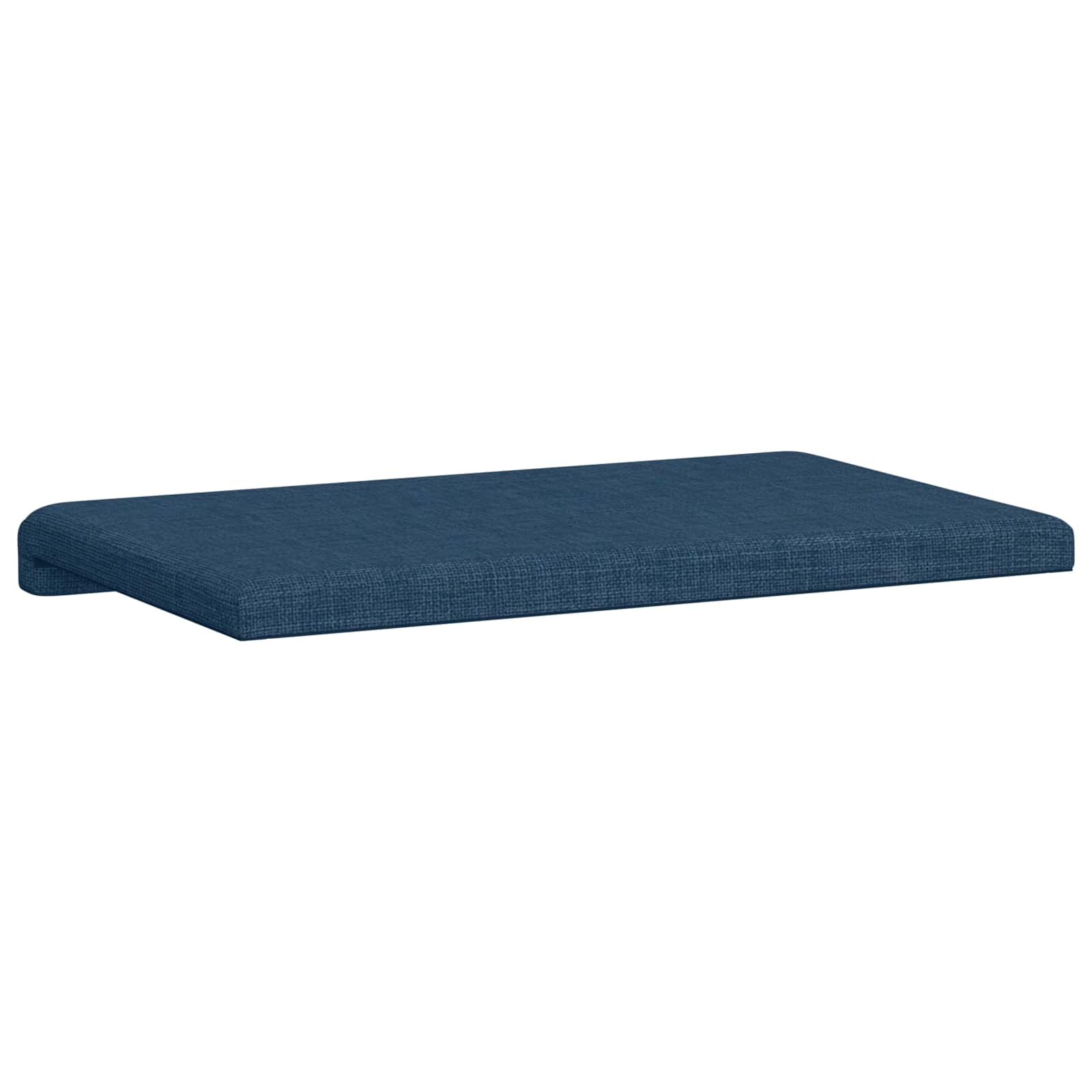vidaXL Poduszka na ławkę tkanina niebieski Głębokość 35 cm
